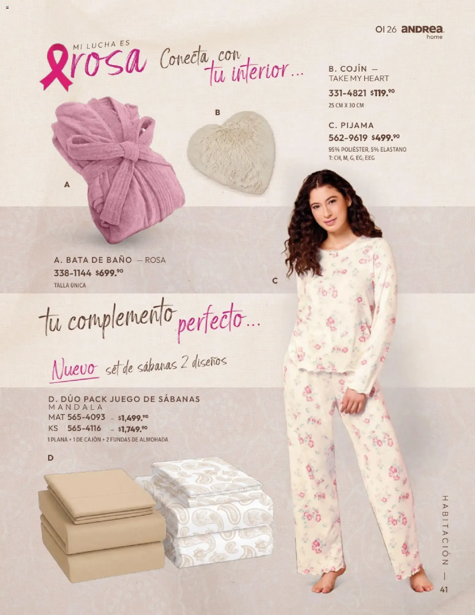 Catálogo de Andrea Home: Otoño - Invierno 2026 1 de septiembre al 31 de diciembre 2026 - Pagina 41