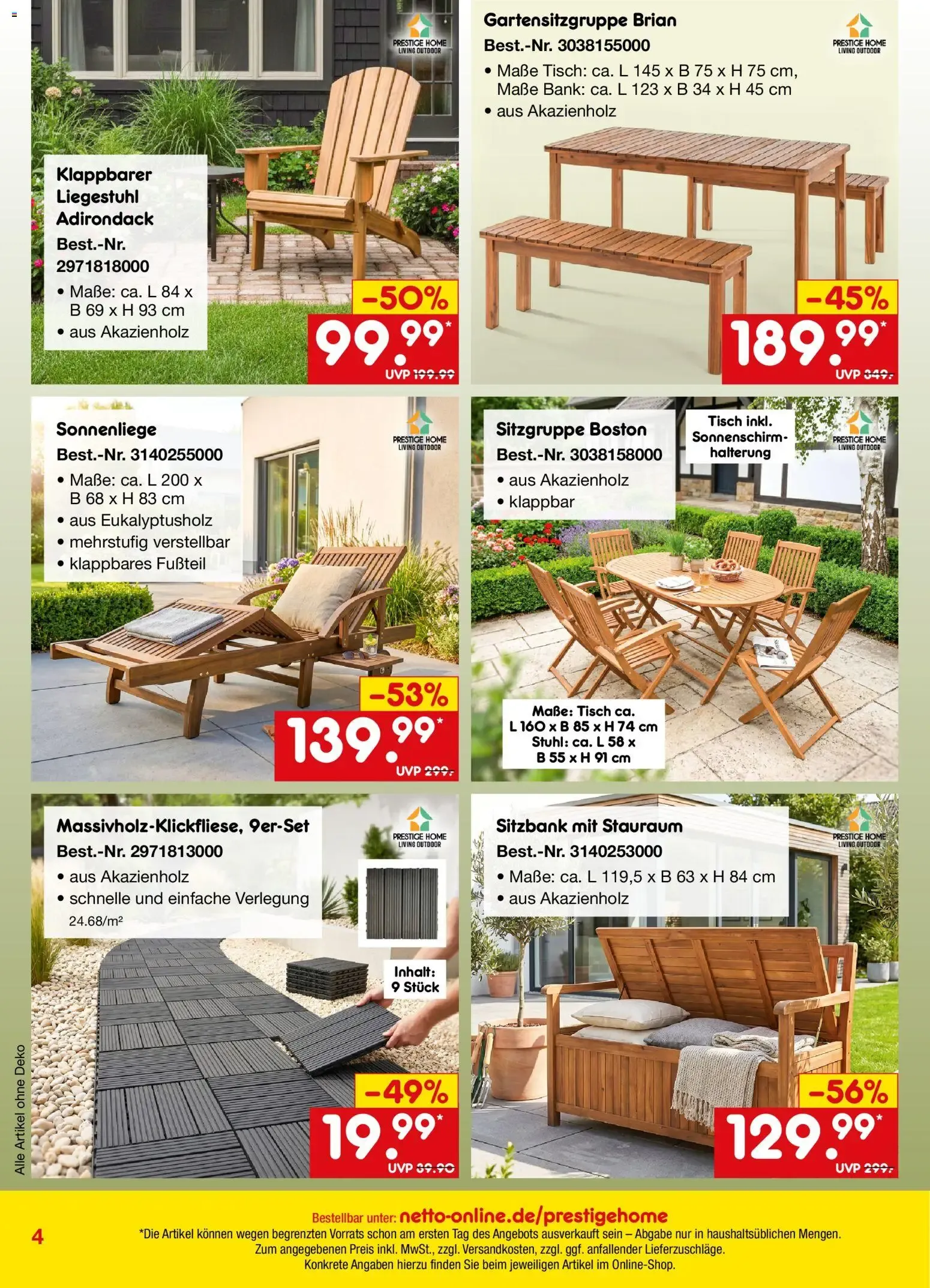Netto Marken-Discount Online-Sonderangebote Sommerdeals (ab 01.07.2026) » Angebote von 1. Juli bis 31. Juli 2026 - Prospekt seite 4