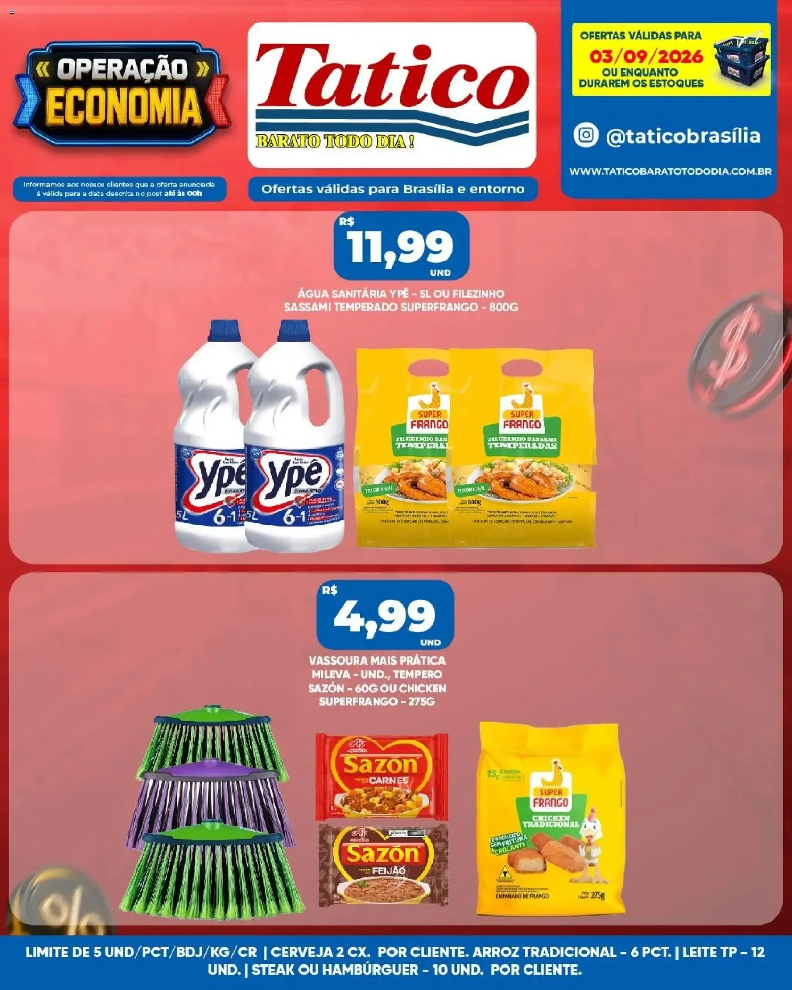 Encarte de Tatico ofertas do Dia de 04/09/2026 | Promoções Online 4 de setembro até 4 de setembro 2026 - Pagina 28