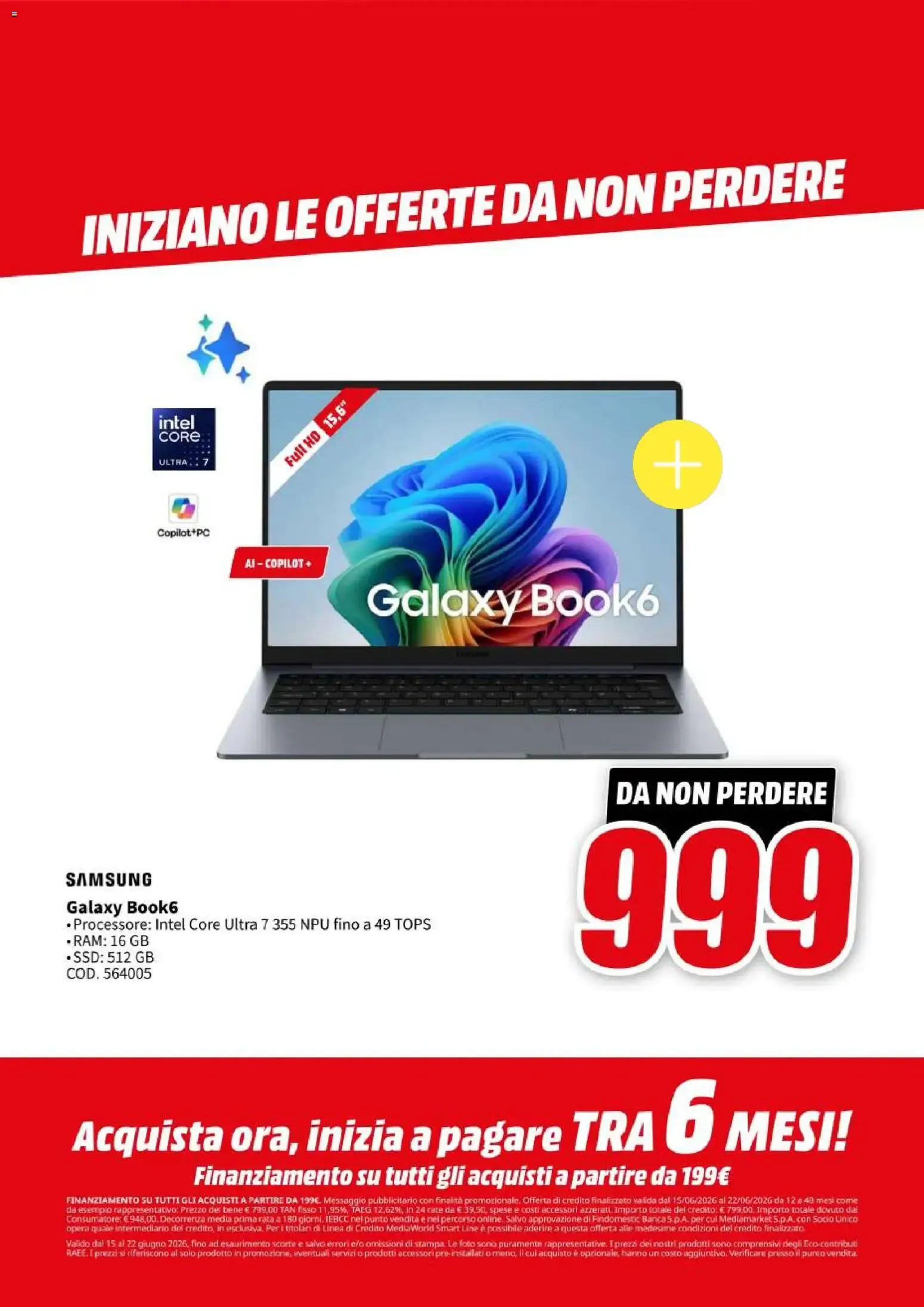Nuovo Media World volantino dal 15/06/2026 > offerte anteprima 🛍️ da 15 giugno a 22 giugno di 2026 - Pagina del volantino 20