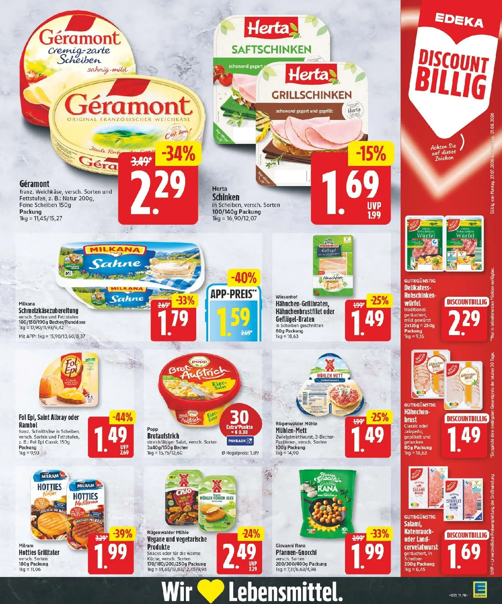 Edeka Prospekt – von Montag 27.07.2026 bis Samstag 01.08.2026 von 27. Juli bis 1. August 2026 - Prospekt seite 11