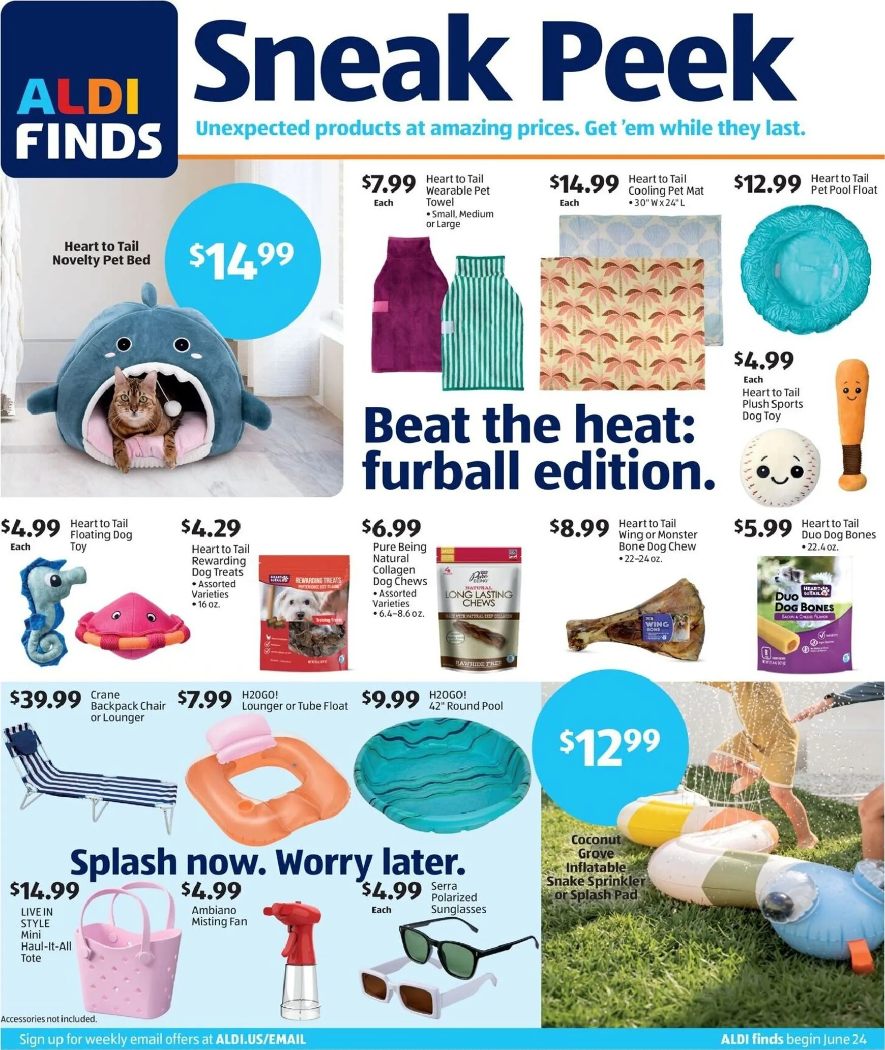 Weekly ad ALDI - Sneak Peek flyer for next week from Wednesday 06/24/2026 to Tuesday 06/30/2026 from June 24 to June 30 2026 - Page 1