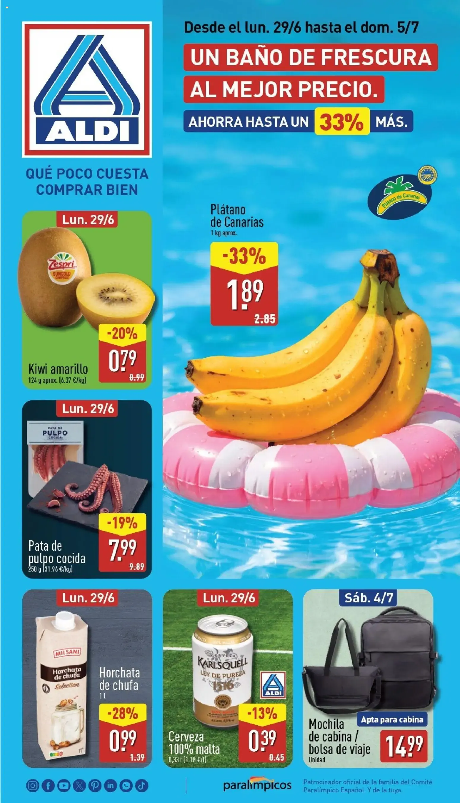 Catálogo de Aldi folleto Península del 29/06/2026 | Catálogo 29 de junio al 5 de julio 2026 - Página 1