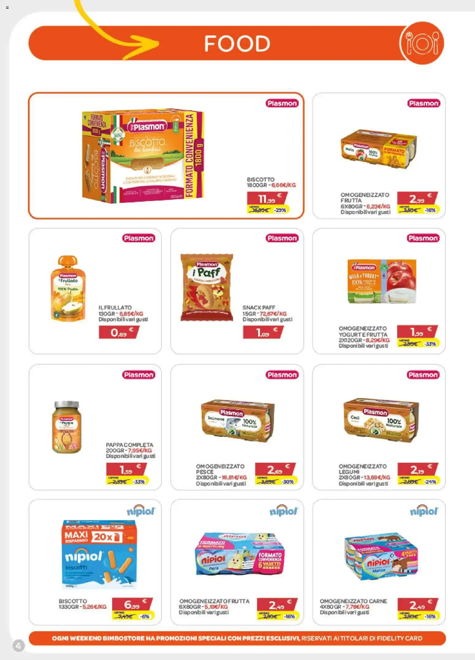 Bimbo store volantino anteprima dal 02/07 2026 - offerte settimana da 2 luglio a 29 luglio di 2026 - Pagina del volantino 4