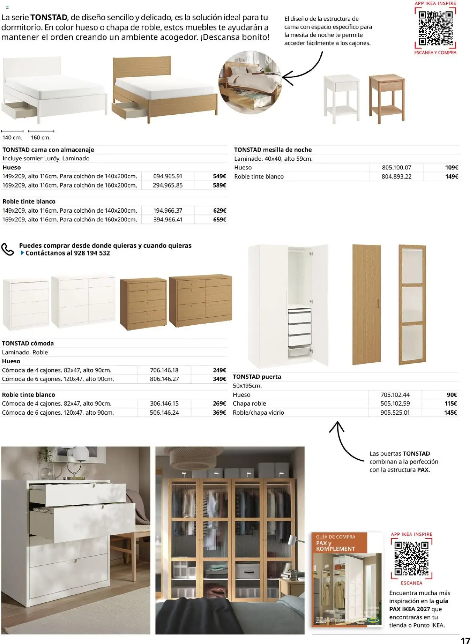 Catálogo de IKEA - Guía de Compra Muebles para el Dormitorio 1 de septiembre al 31 de enero 2027 - Página 17