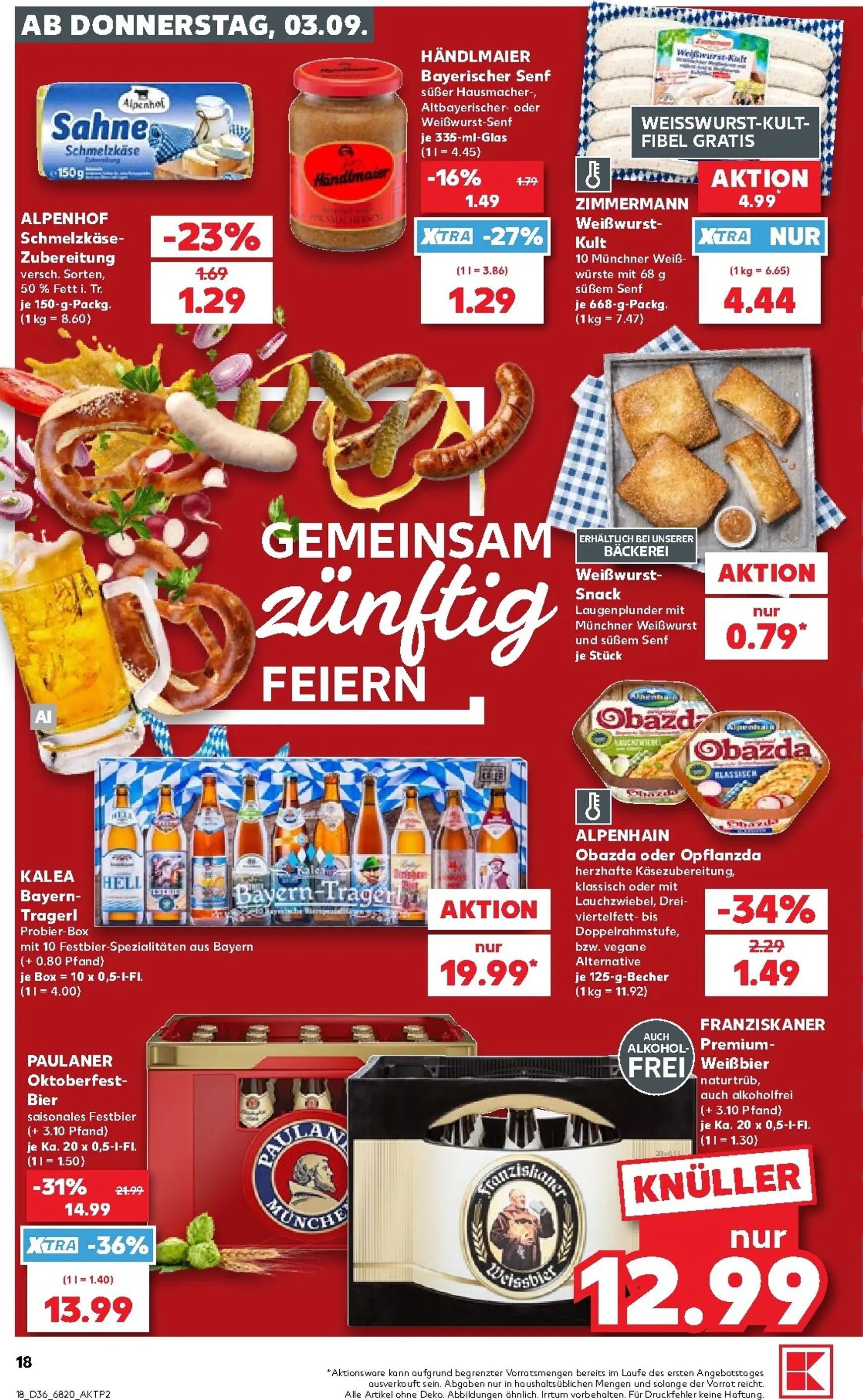 Neuer Kaufland Prospekt – von Donnerstag 03.09.2026 bis Mittwoch 09.09.2026 von 3. September bis 9. September 2026 - Prospekt seite 19
