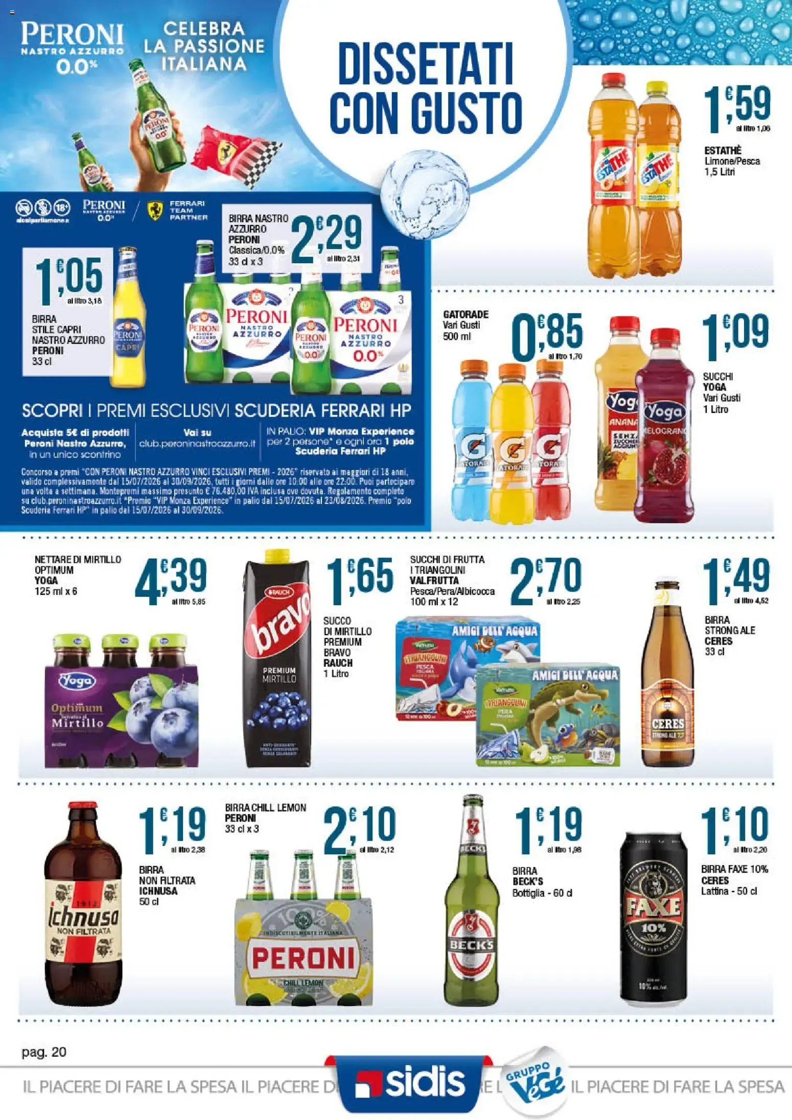 Sidis volantino dal 10/08/2026 - online Offerte da 10 agosto a 22 agosto di 2026 - Pagina del volantino 20