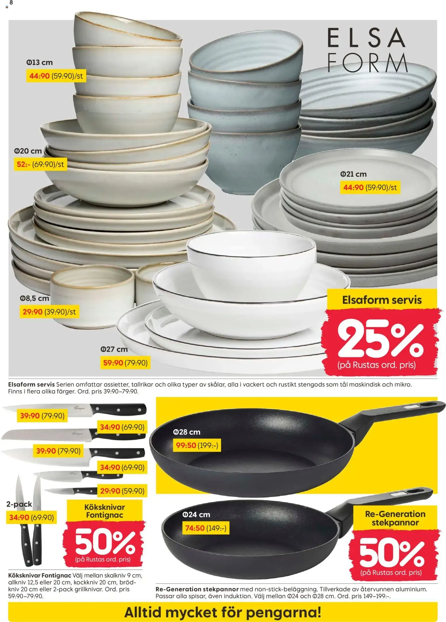 Rusta erbjudanden från 06/07/2026 - 12/07/2026 > Reklamblad nuvarande rabatter från 6 juli till 12 juli 2026 - Reklamblad sidor 8