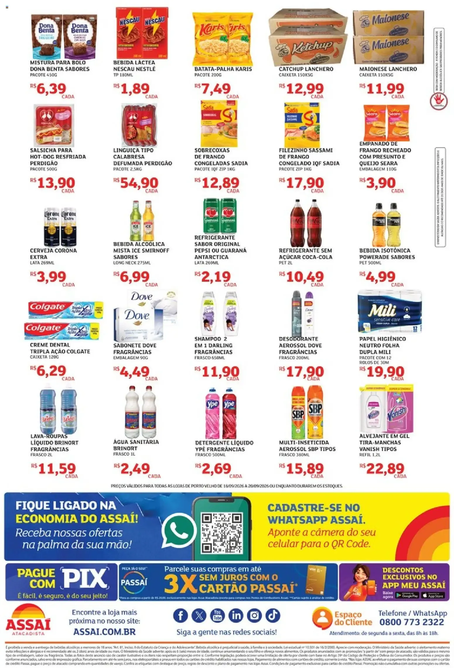 Encarte de Assaí Atacadista - Leva o Assaí com Você 18 de setembro até 20 de setembro 2026 - Pagina 2
