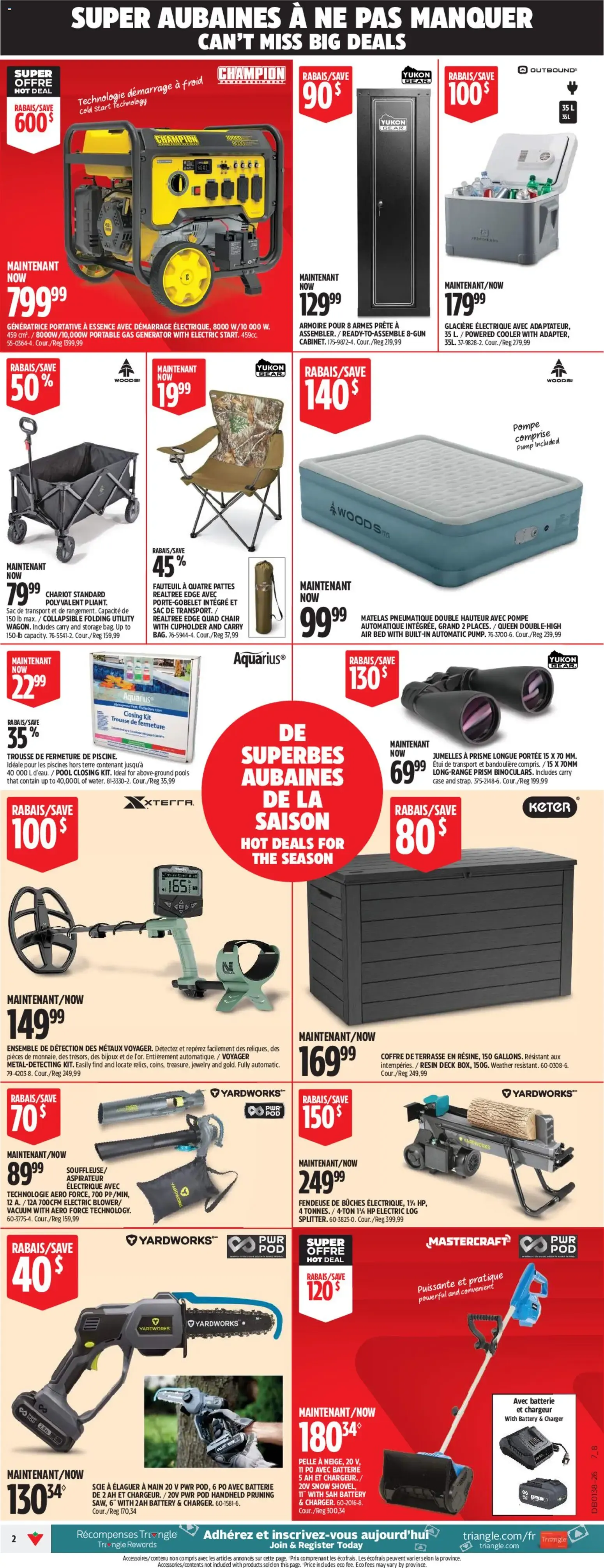 Canadian Tire circulaire - Grand solde rouge from Sep 17, 2026 > weekly specials & deals from September 17 to September 27 2026 - flyer page 4