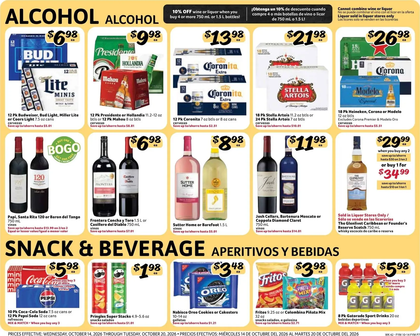 Weekly ad Current Fresco y Más leaflet valid from Wednesday 10/14/2026 to Tuesday 10/20/2026 from October 14 to October 20 2026 - Page 7