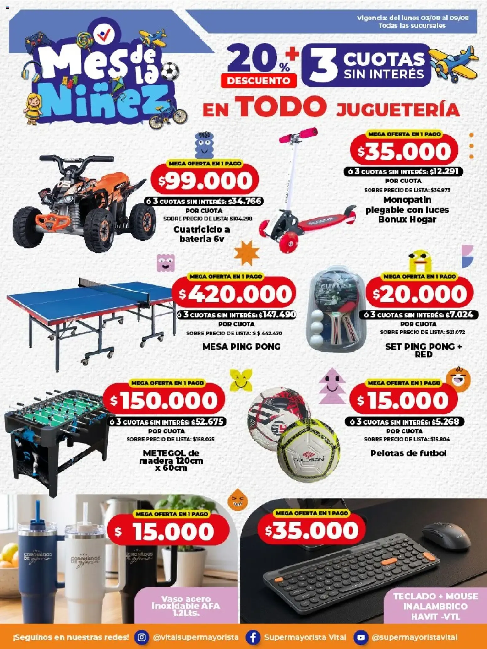 Ofertas de Vital - Especial de la niñez || del 03/08/2026 - 09/08/2026 || Catálogo 3 de agosto al 9 de agosto 2026 - Página 5 del catálogo