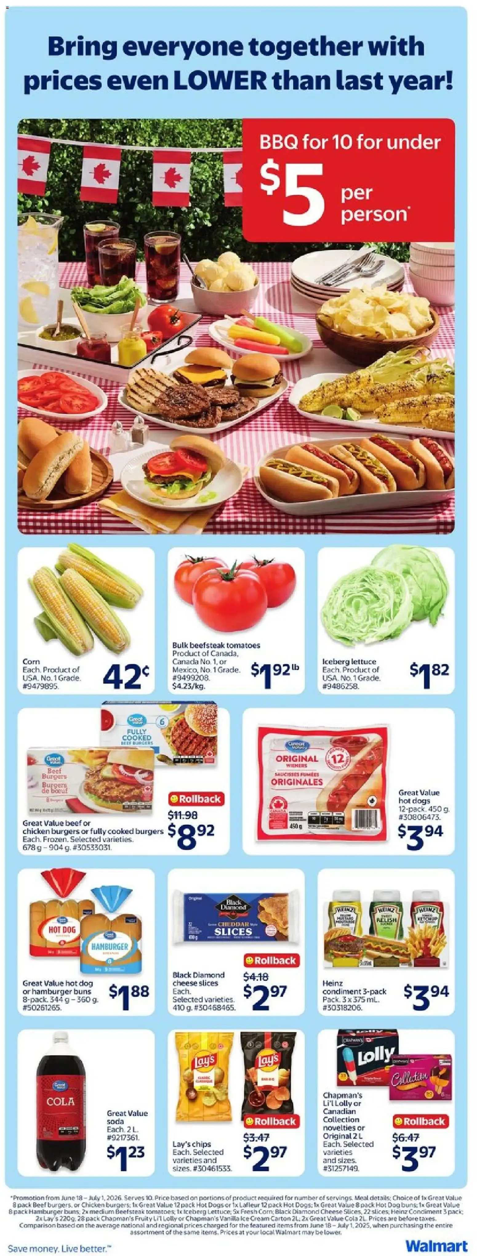 Walmart weekly flyer from Jun 18, 2026 > weekly specials & deals from June 18 to June 24 2026 - flyer page 2