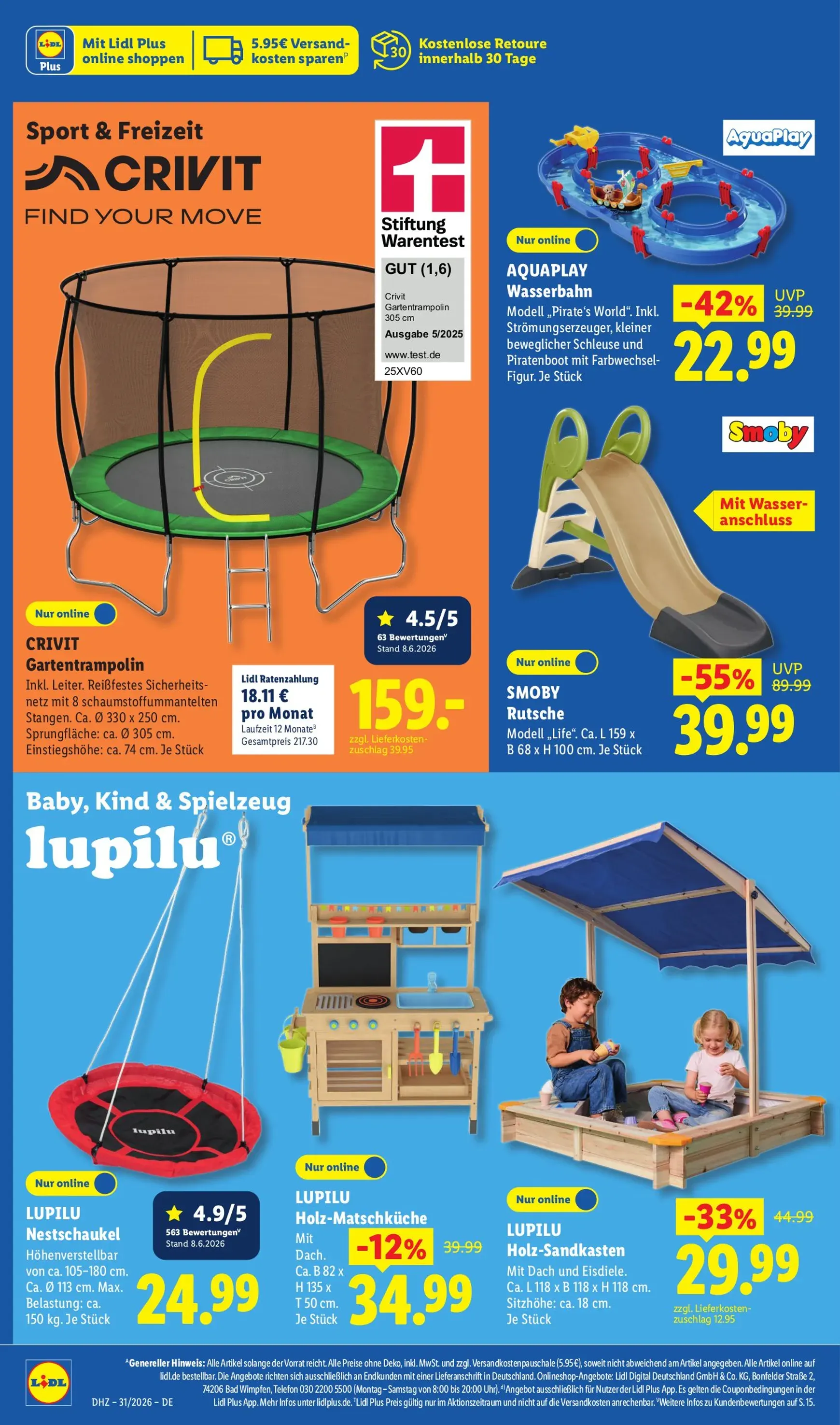 Lidl - Angebot der Woche Prospekt nächste Woche – von Montag 27.07.2026 bis Samstag 01.08.2026 von 27. Juli bis 1. August 2026 - Prospekt seite 28