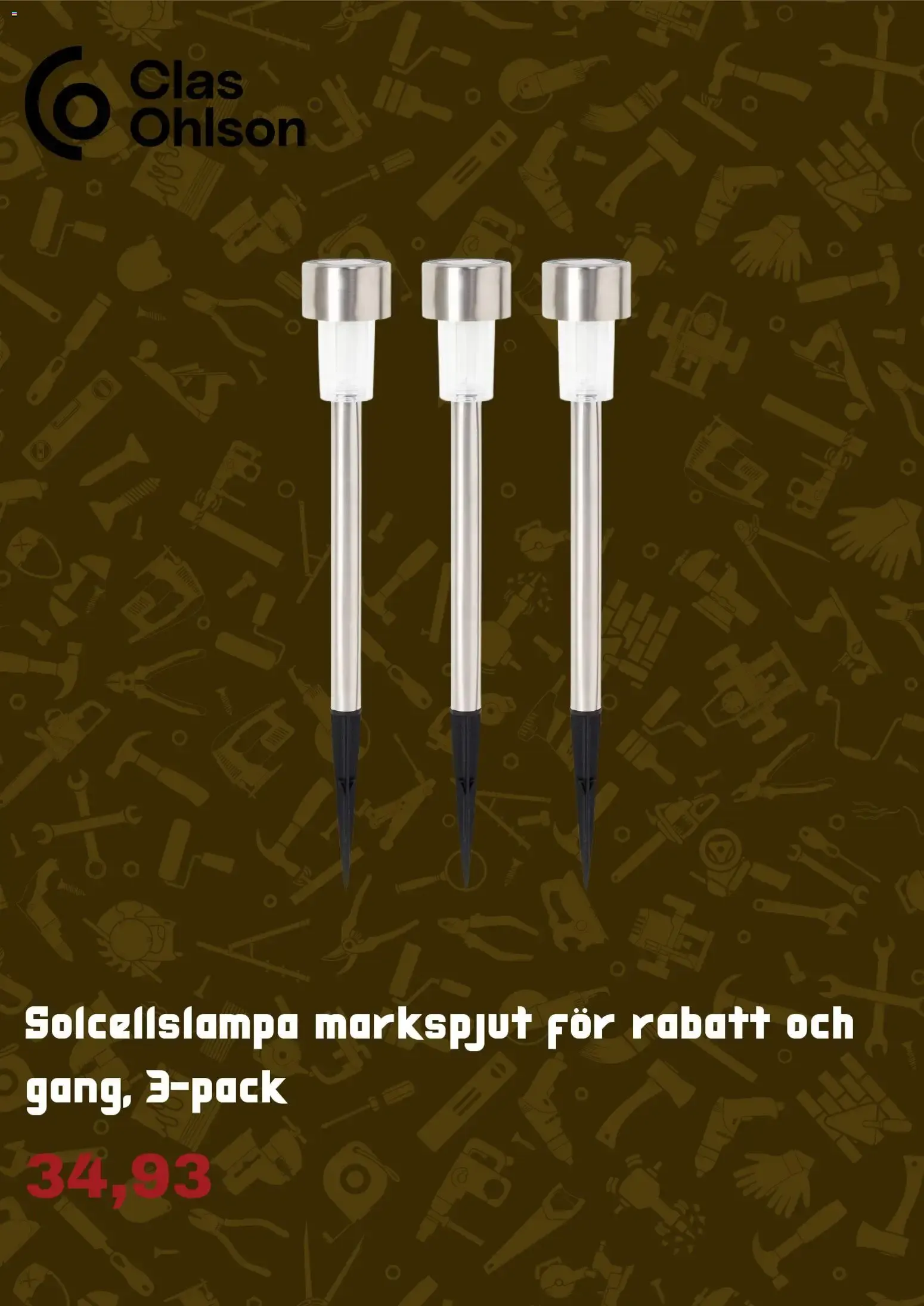 Lámparas y luces solares de Clas Ohlson från 19 maj till 18 juni 2026 - Reklamblad sidor 3