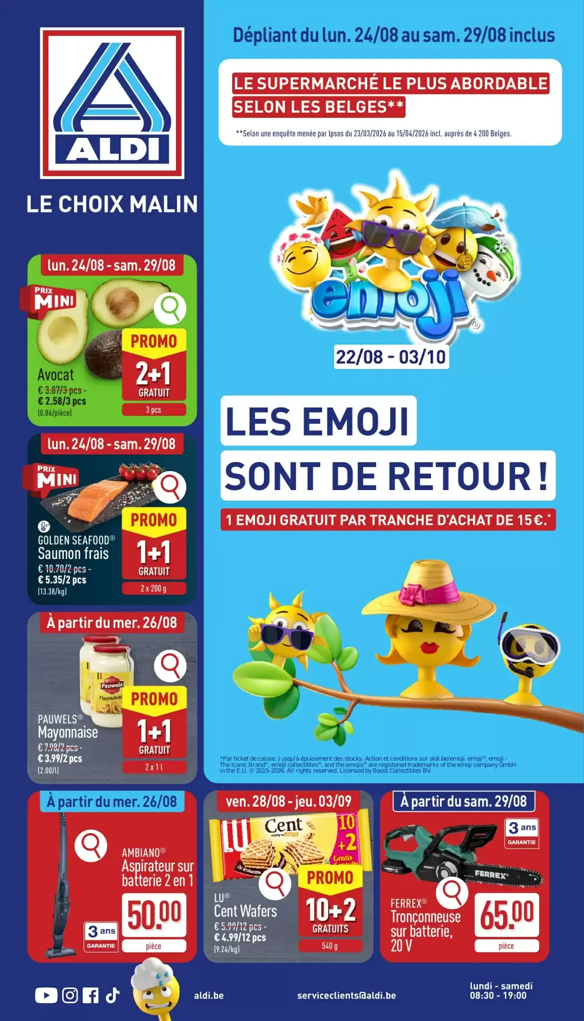 ALDI Dépliant del 24 al 29 de agosto