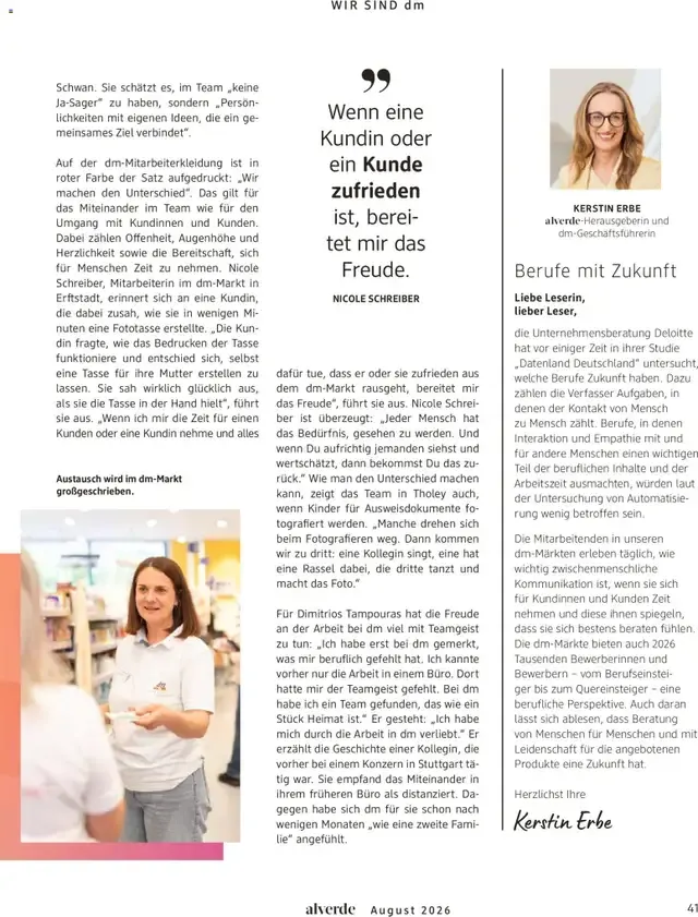 dm Magazin alverde - Will Kinder stark machen von 1. August bis 31. August 2026 - Prospekt seite 41