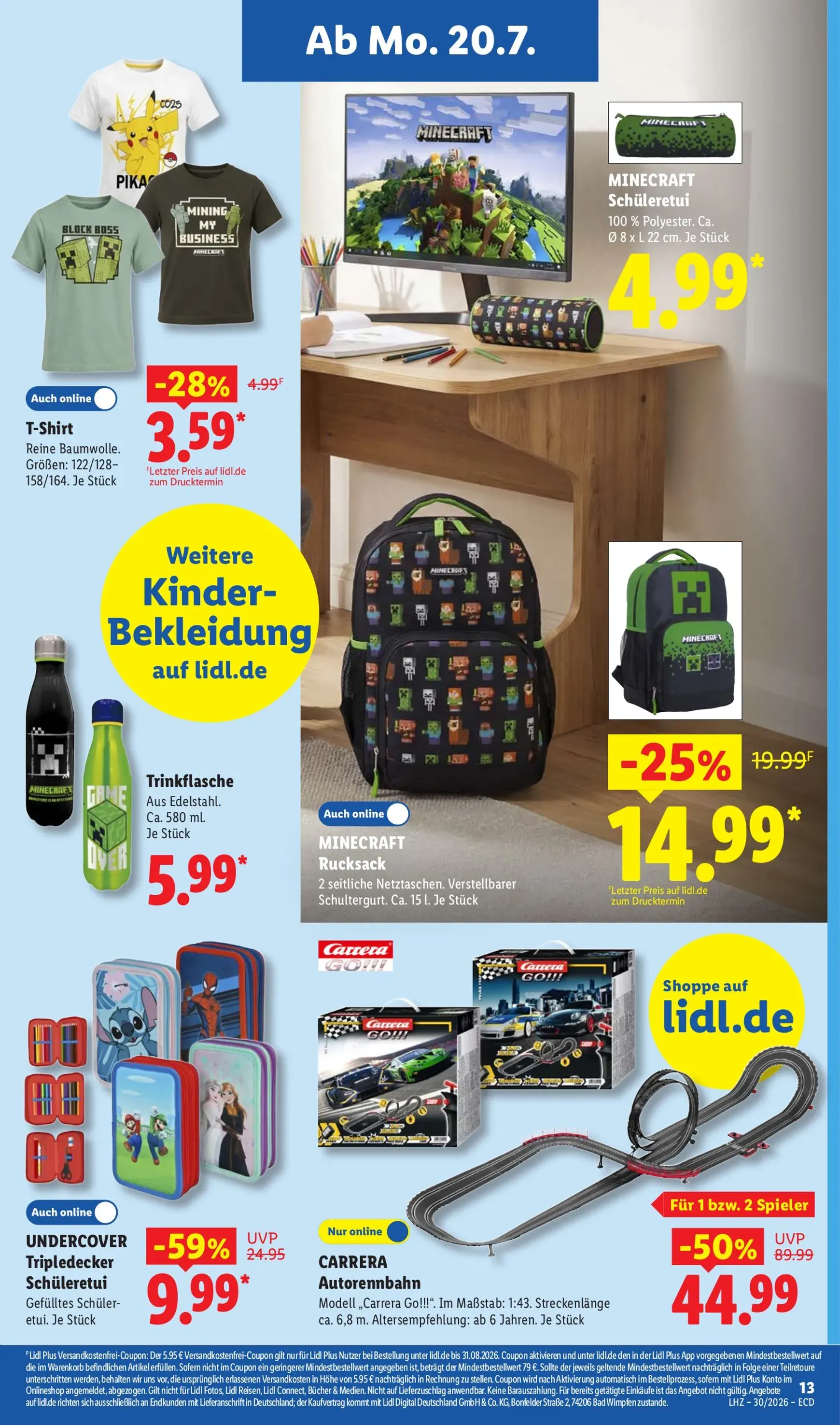 Lidl Prospekt nächste Woche – von Montag 20.07.2026 bis Samstag 25.07.2026 von 20. Juli bis 25. Juli 2026 - Prospekt seite 34