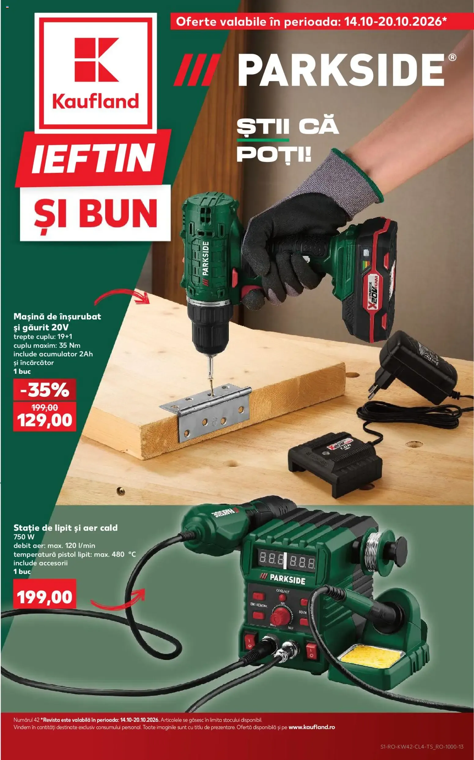 Catalog Kaufland Catalog Nonfood 14.10.2026 - Revista si Oferta de la 14 octombrie până la 20 octombrie 2026 - Revista Pagina 1