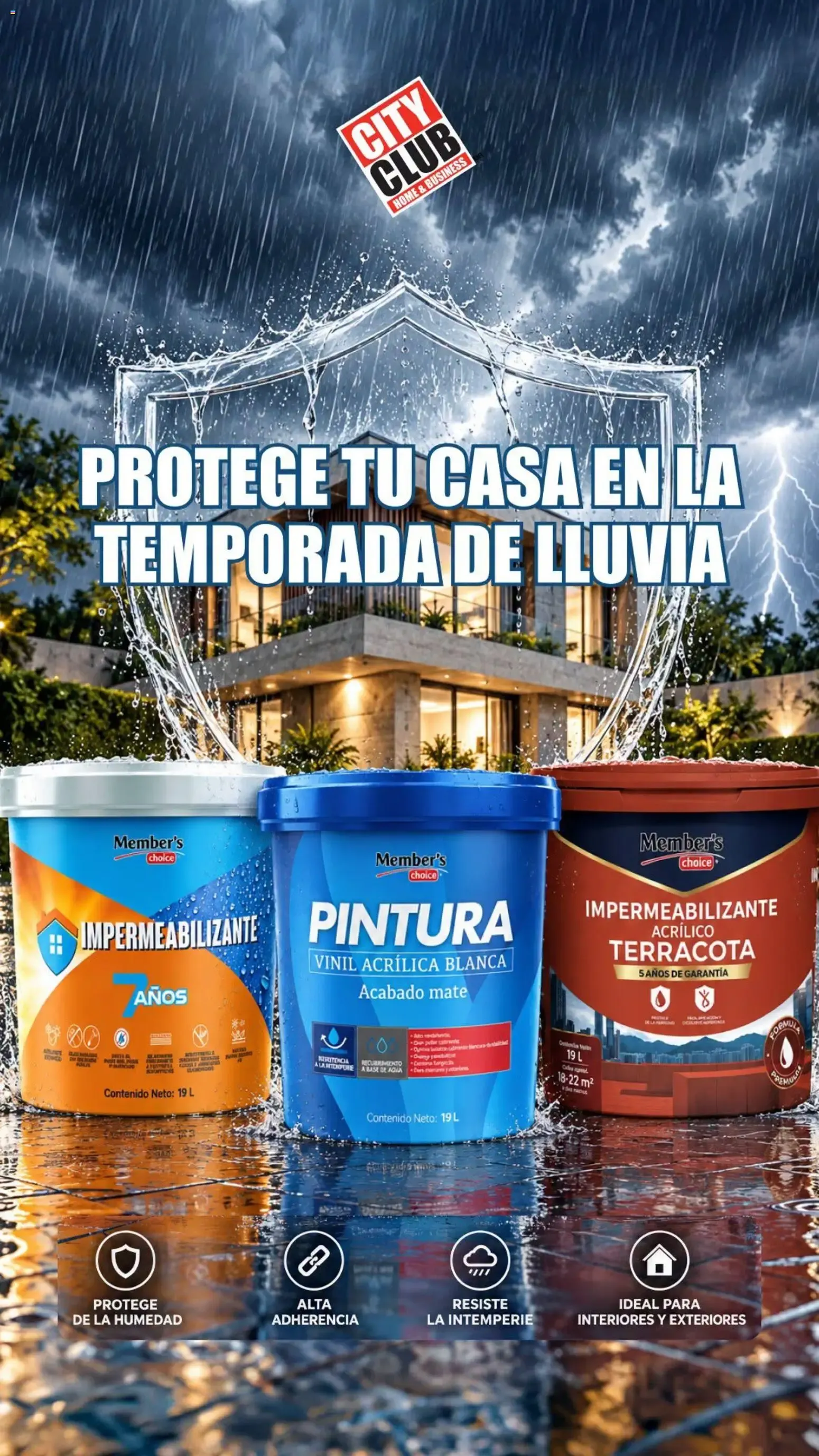 Catálogo de City Club catálogo Protege tu casa en la temporada de lluvia (01/10/2026 - 31/10/2026) - catálogo en línea 1 de octubre al 31 de octubre 2026 - Pagina 1