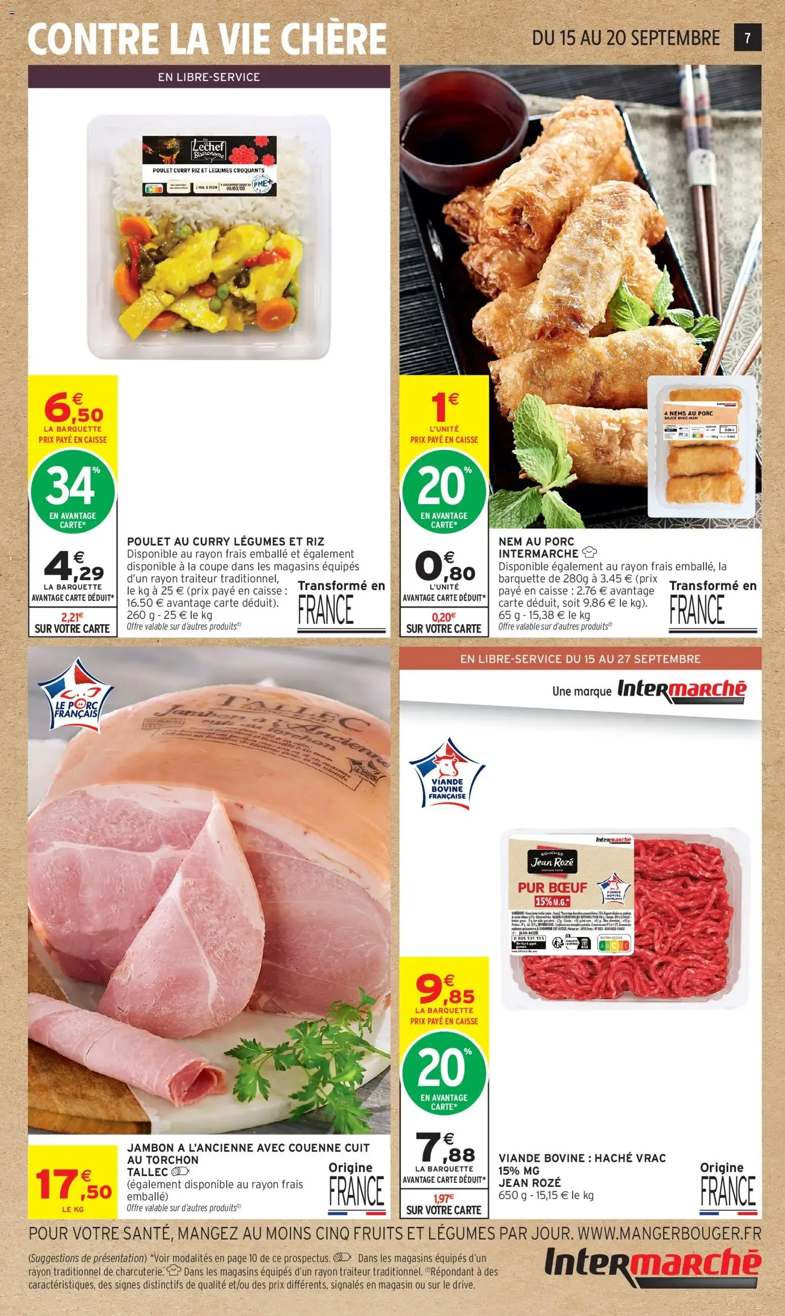 Intermarché - C'est notre anniversaire à partir du 15/09/2026 - promo en ligne du 15 septembre au 27 septembre 2026 - Catalogue page 7