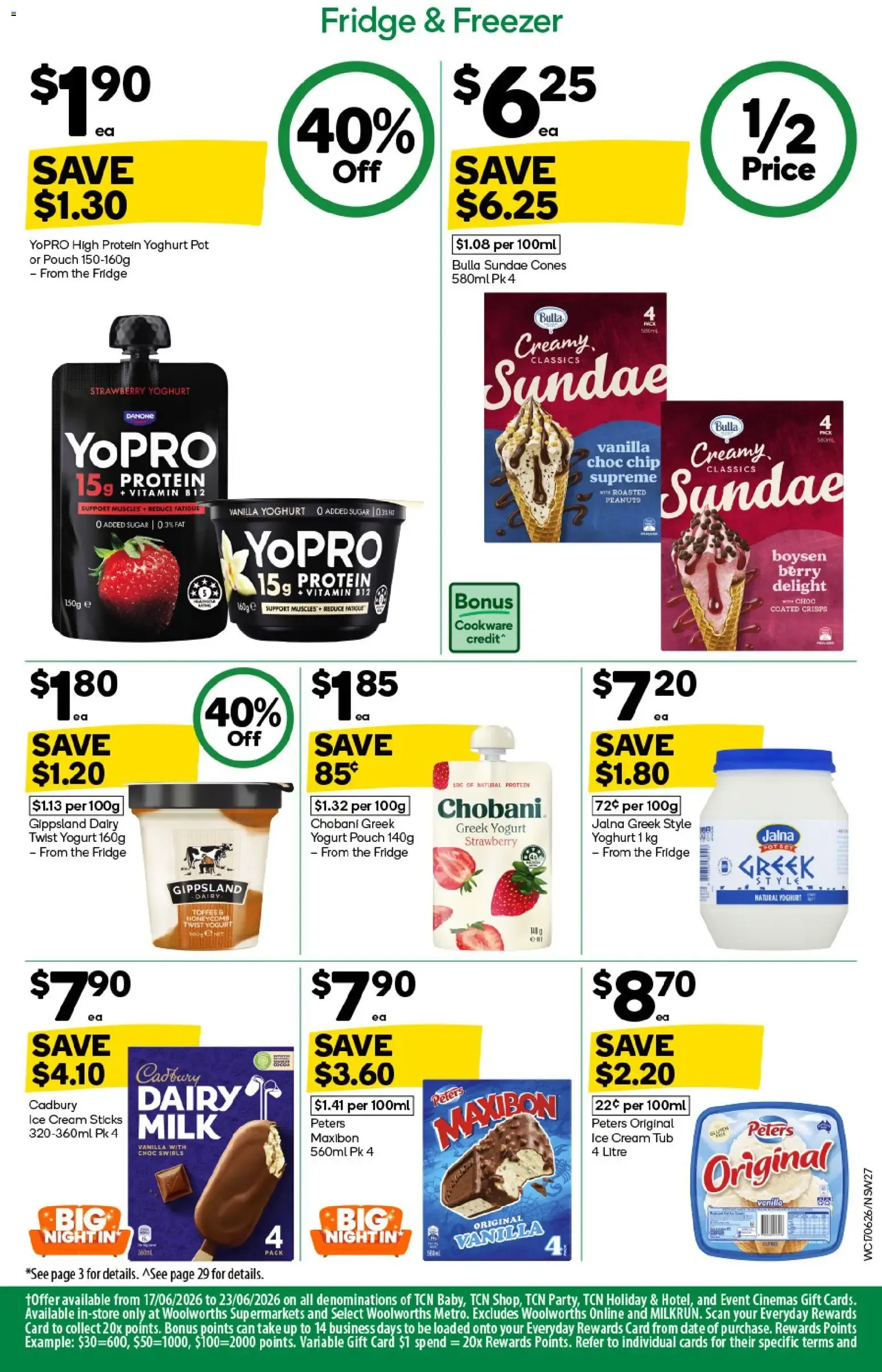 Woolworths: BIG NIGHT IN - Last Chance to Win Prizes - Catalogue valid from 17 June to 23 June 2026 - page 27