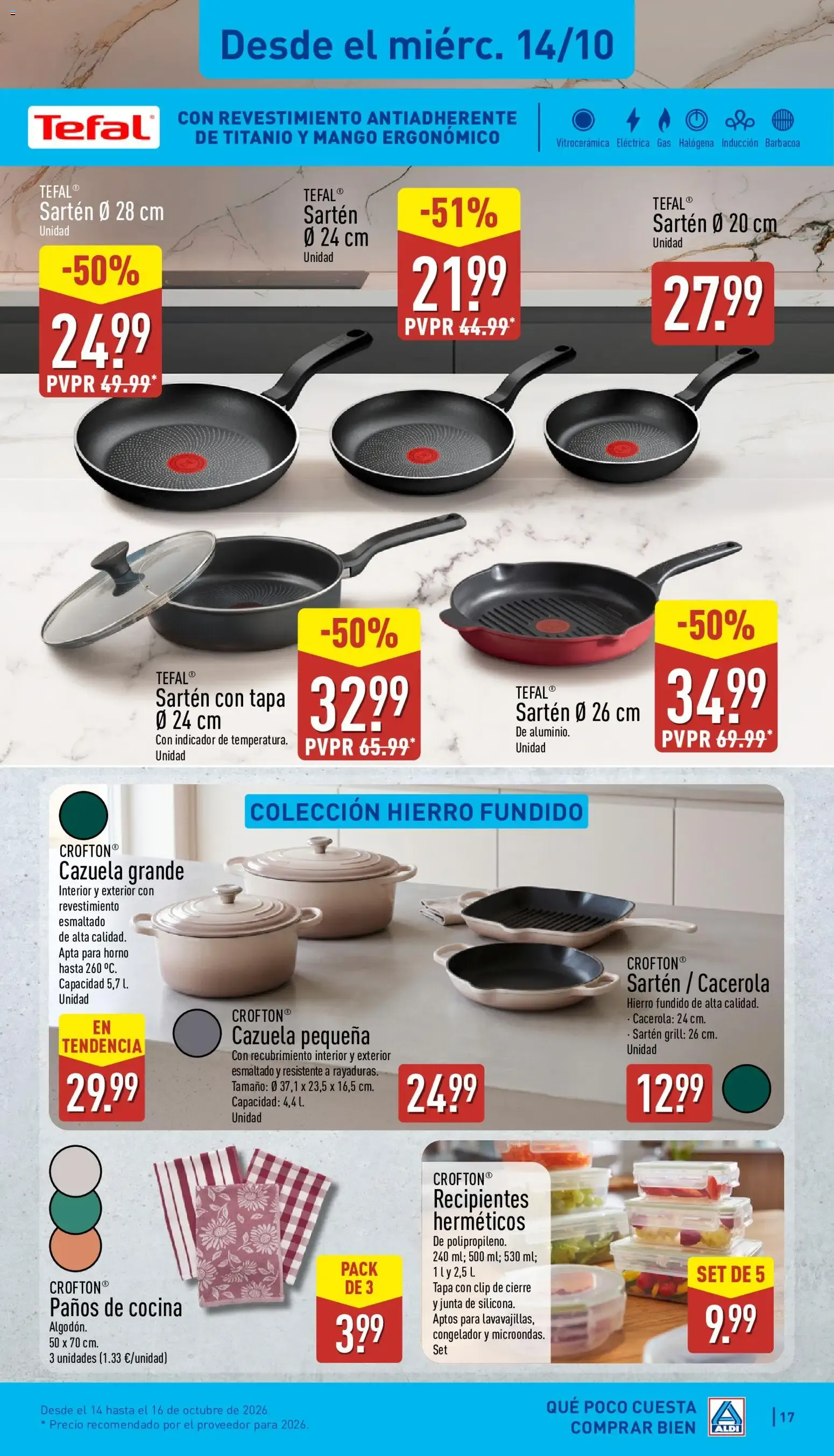 Catálogo de Máxima frescura. Mínimo precio. Es de ALDI. 12 de octubre al 18 de octubre 2026 - Página 17