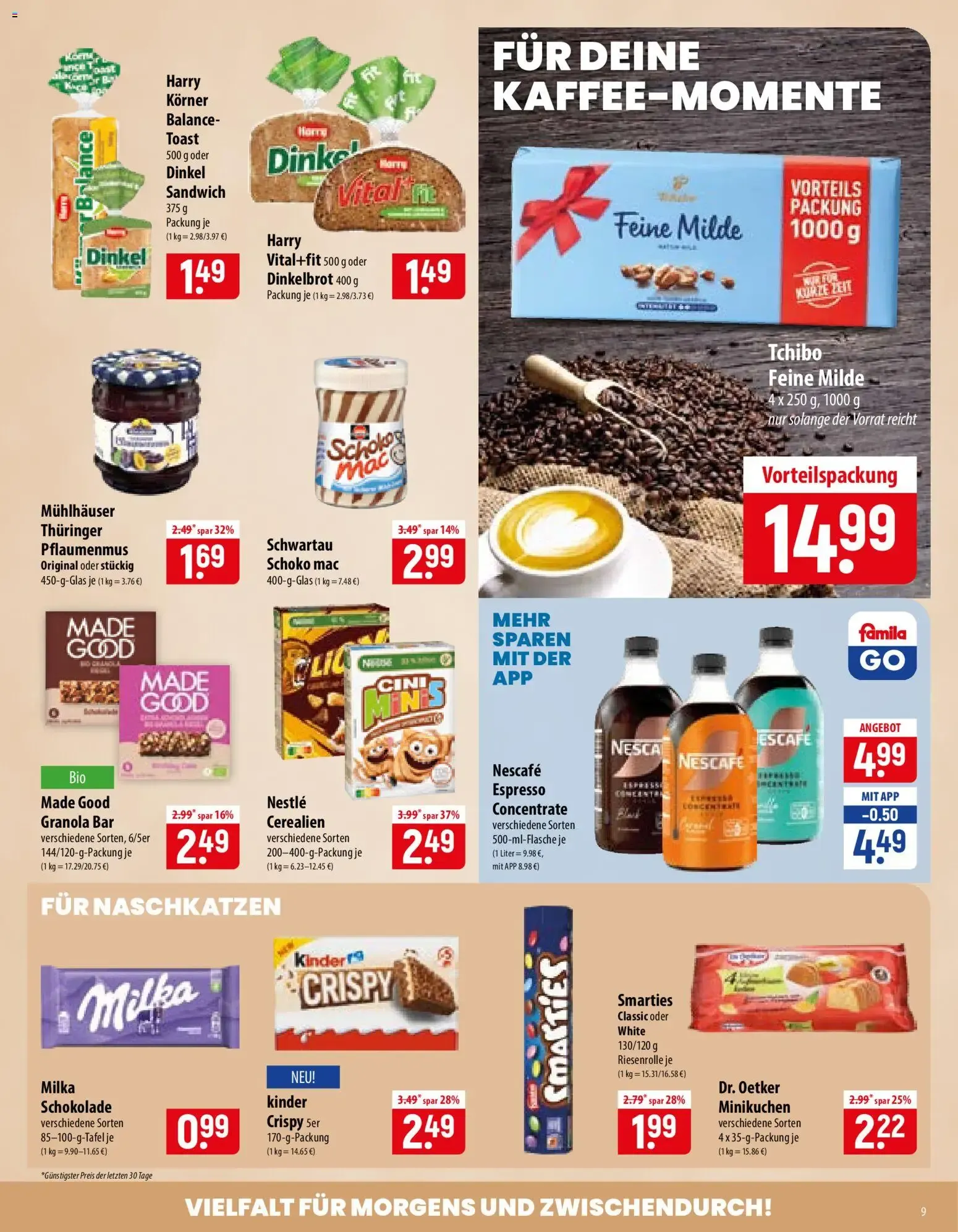 Famila Prospekt (ab 17.08.2026) zum Blättern von 17. August bis 22. August 2026 - Prospekt seite 9