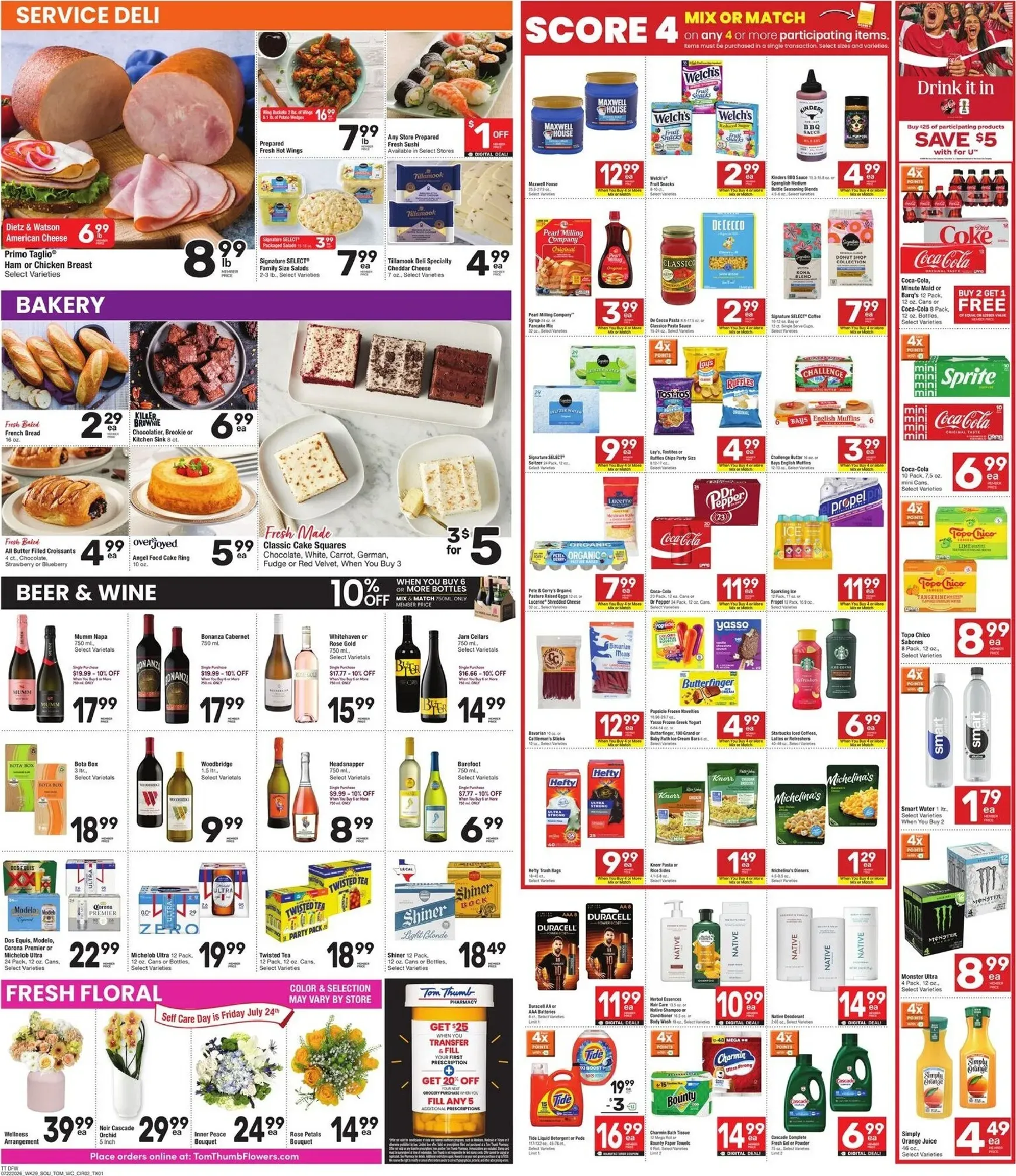 Weekly ad Current Tom Thumb leaflet valid from Wednesday 07/22/2026 to Tuesday 07/28/2026 from July 22 to July 28 2026 - Page 3