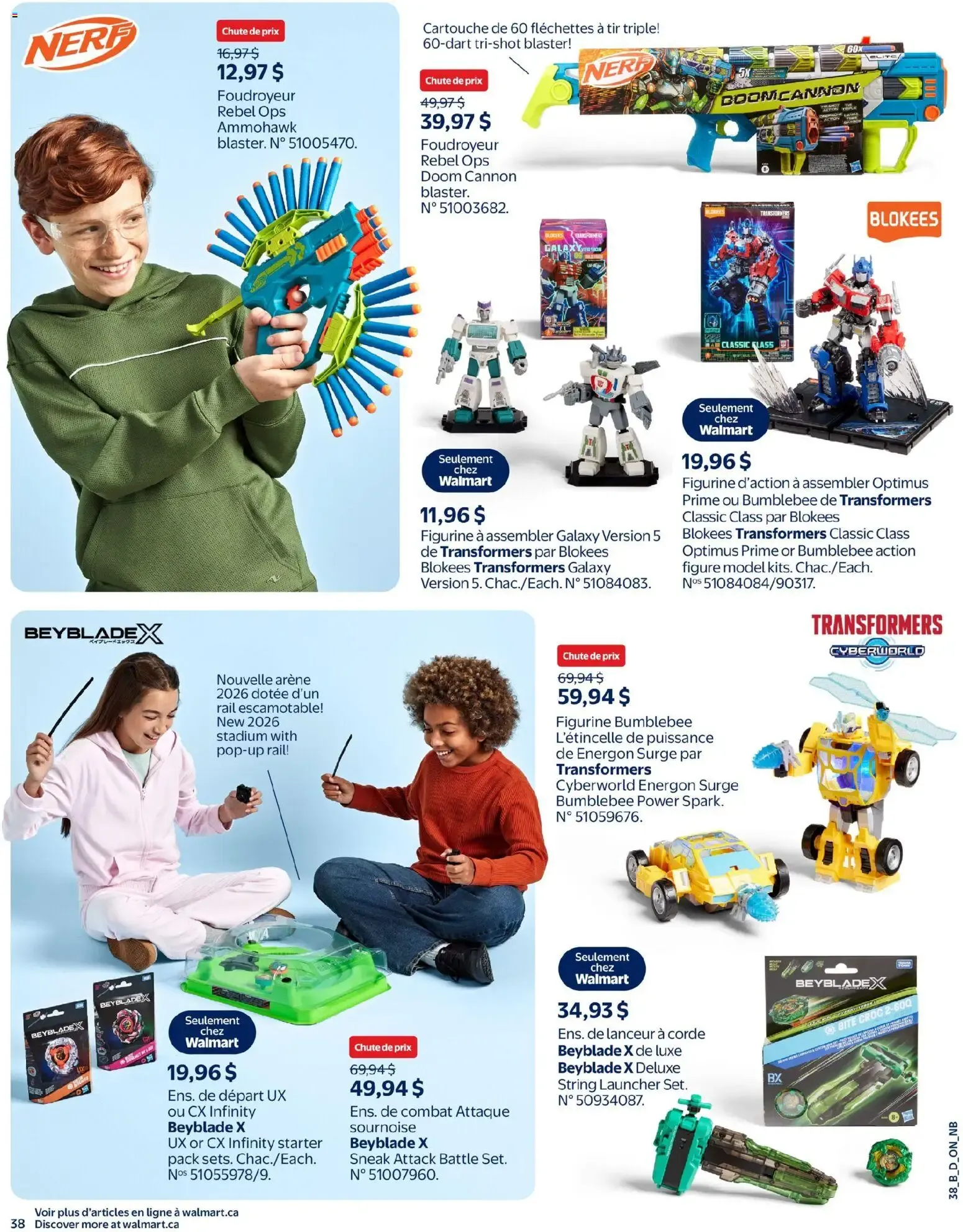 Walmart circulaire - Livret des jouets from Oct 15, 2026 > weekly specials & deals from October 15 to December 23 2026 - flyer page 50