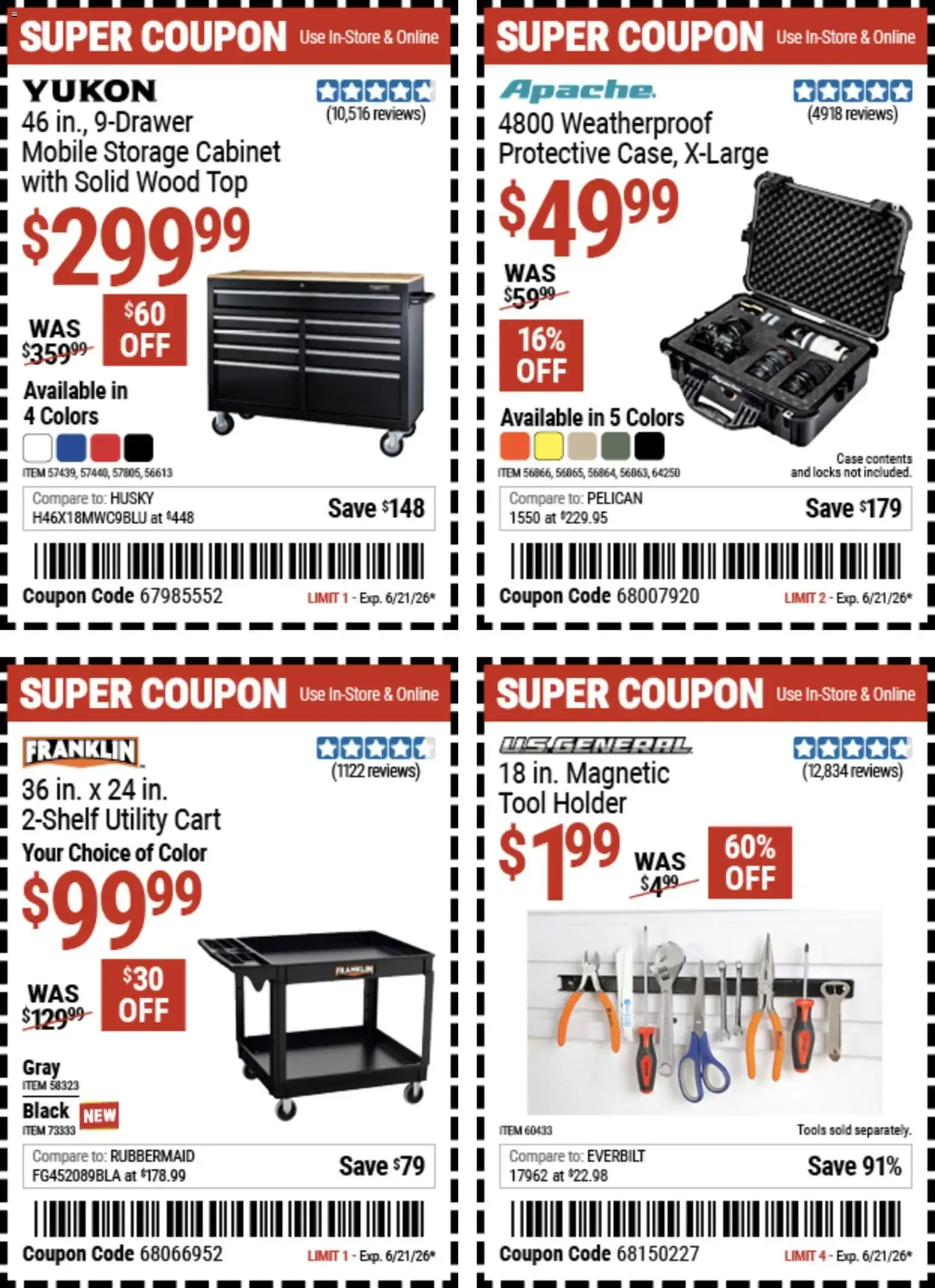 Weekly ad Harbor Freight Weekly Ad (06/08 - 06/21 2026) - Flyer from June 8 to June 21 2026 - Page 17
