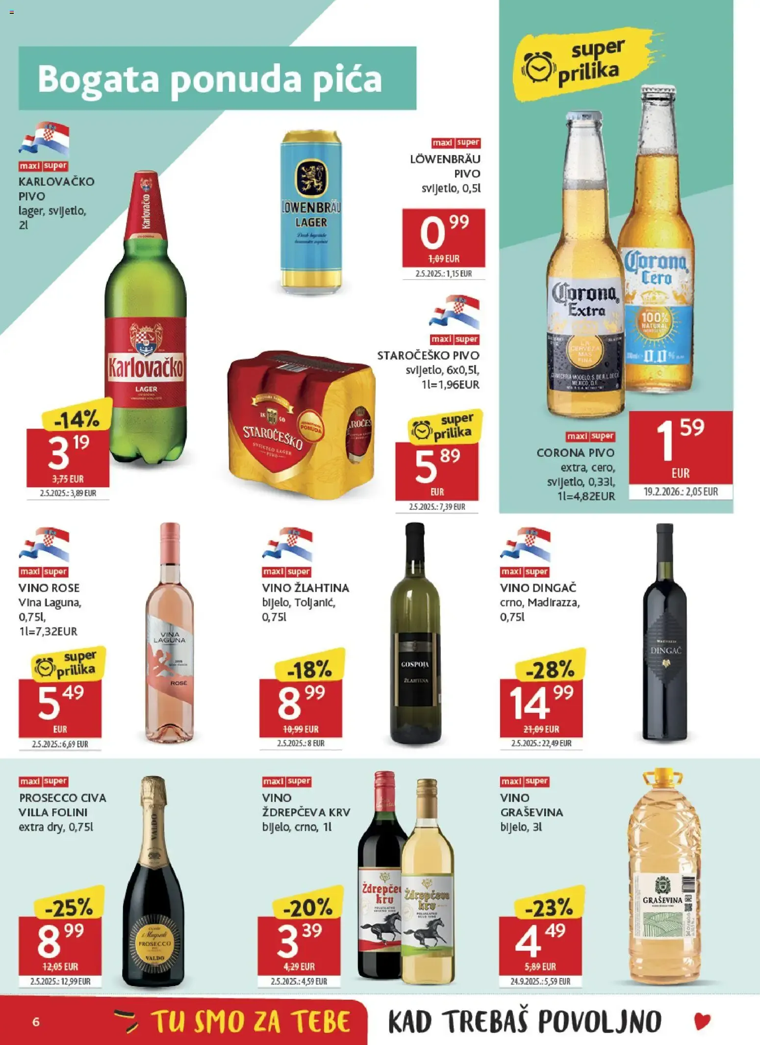 Katalog Konzum Katalog novi od 04.08.2026 na listanje > letak digitalni od 4. kolovoza do 11. kolovoza 2026. - Pregled Stranica 6
