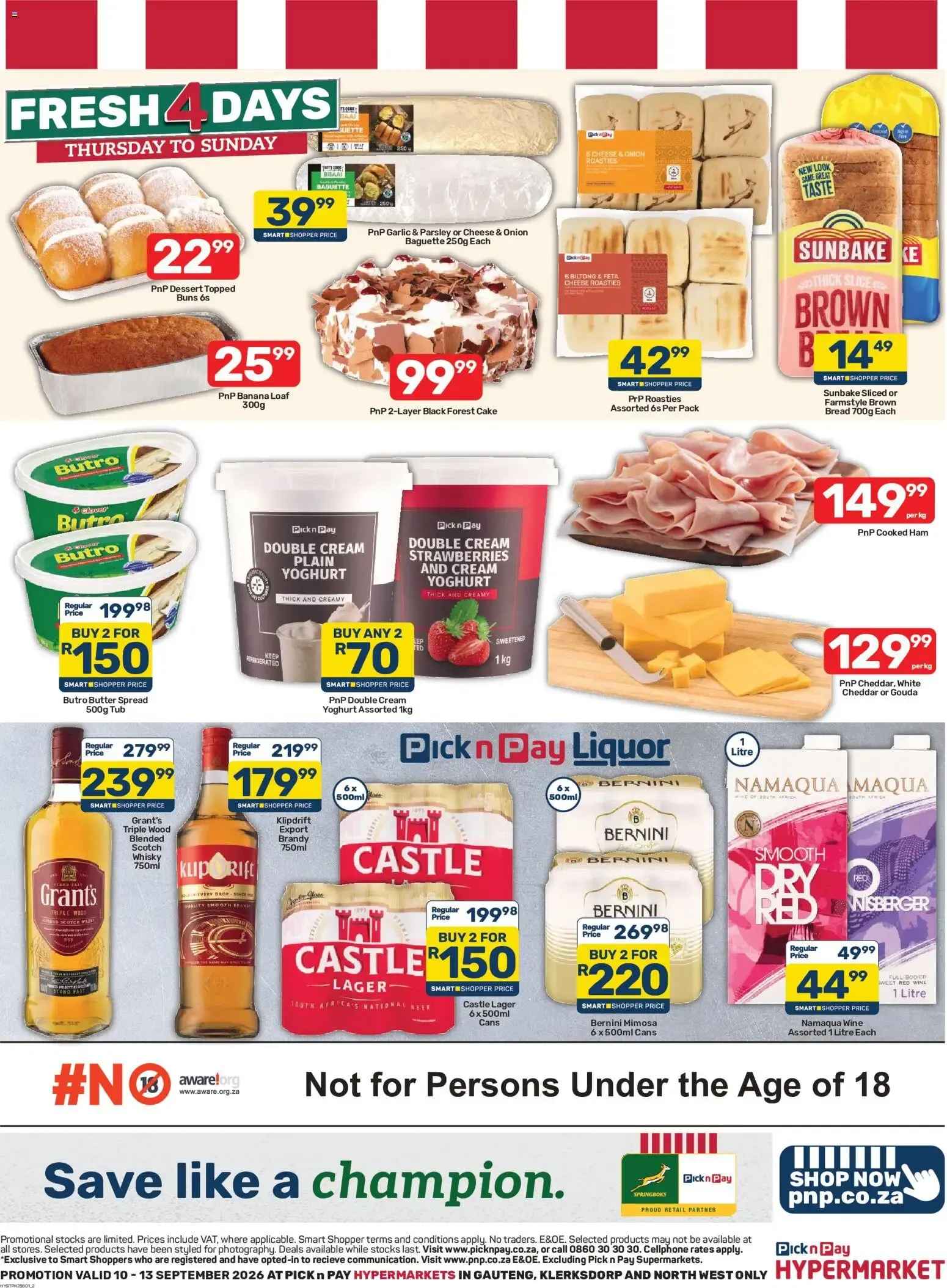 Pick n Pay Inland Provinces - Hypermarket Fresh Specials (10/09/2026 - 13/09/2026) Online from 10 September to 13 September 2026 - Catalogue Page 2