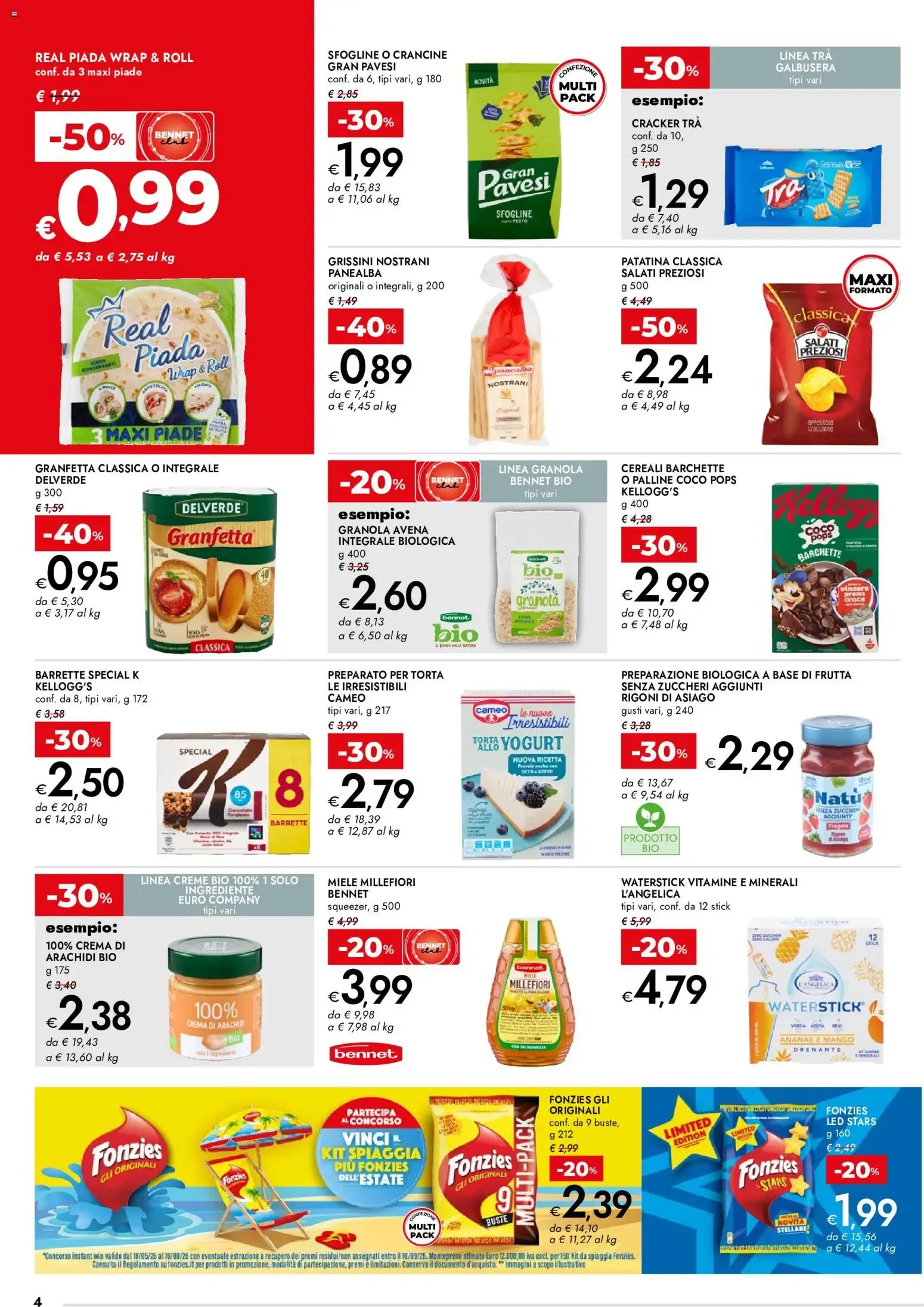 Nuovo bennet volantino dal 18/06/2026 > offerte anteprima 🛍️ da 18 giugno a 1 luglio di 2026 - Pagina del volantino 4