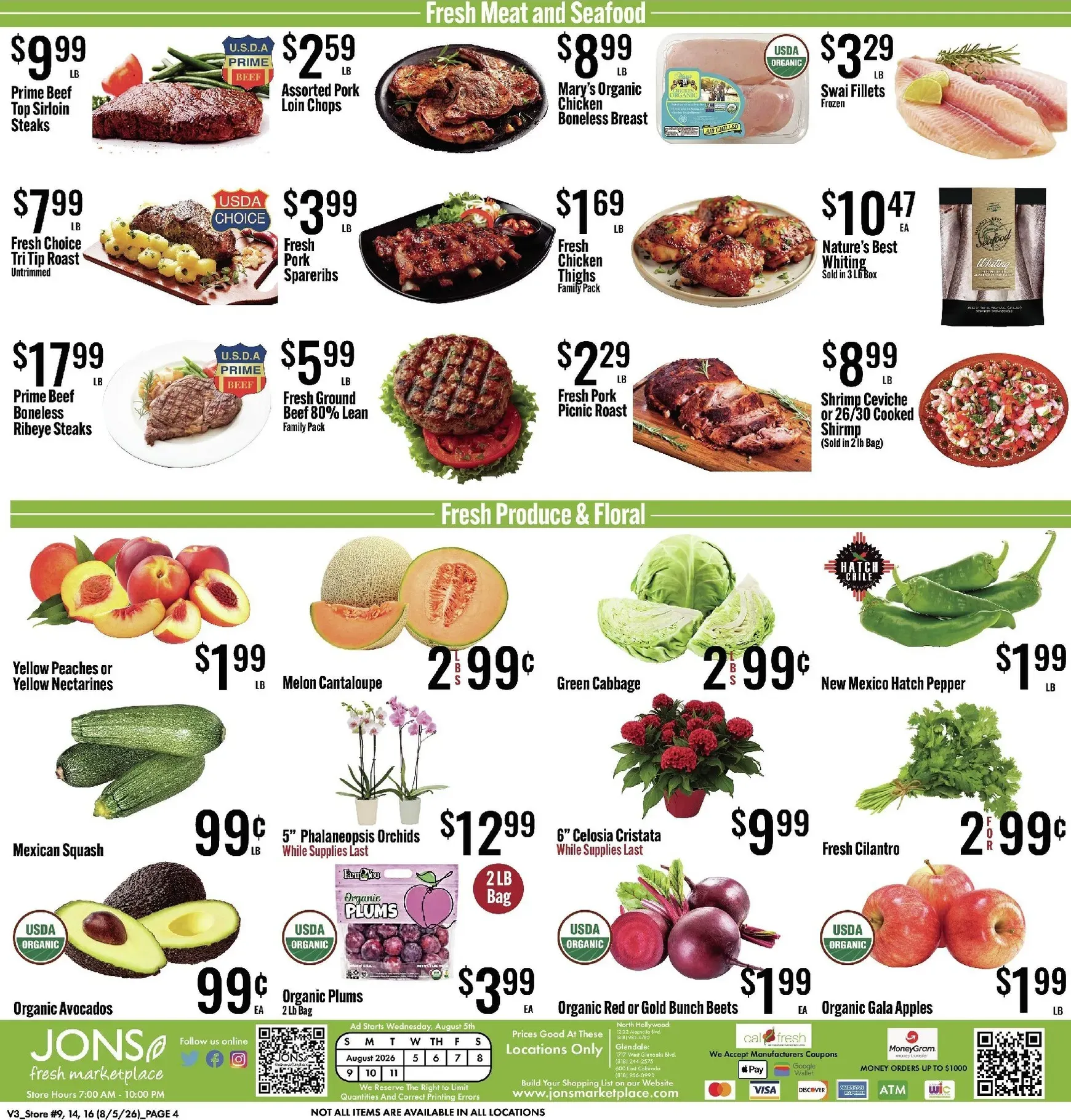 Weekly ad JONS fresh marketplace Weekly Specials from August 5 to August 11 2026 - Page 4