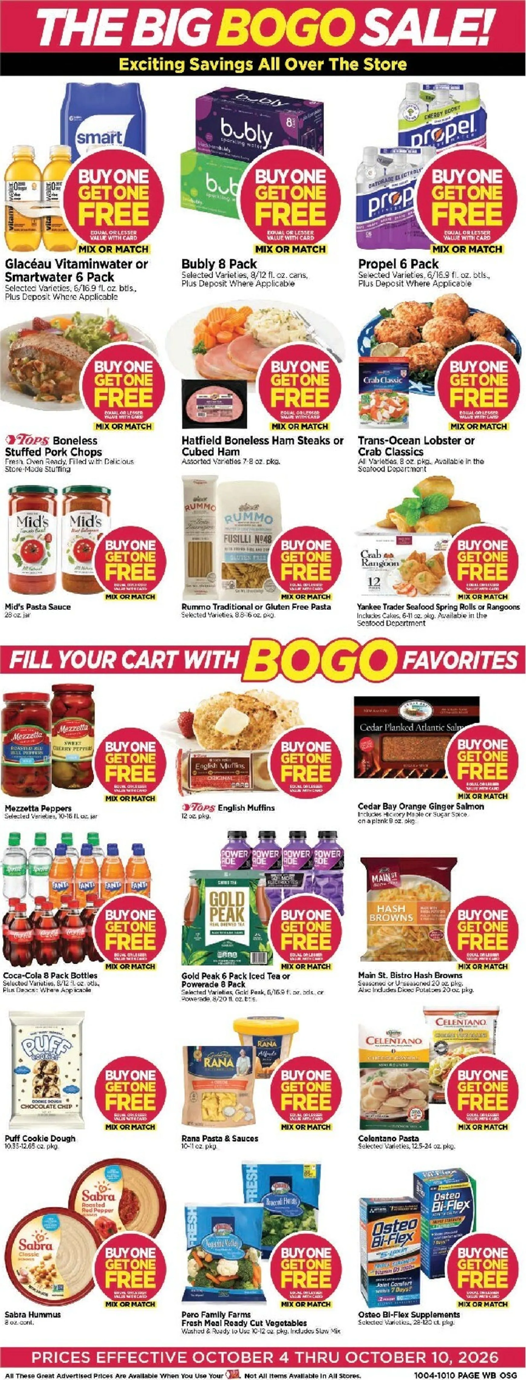 Weekly ad Current Tops Markets leaflet valid from Sunday 10/04/2026 to Saturday 10/10/2026 from October 4 to October 10 2026 - Page 2