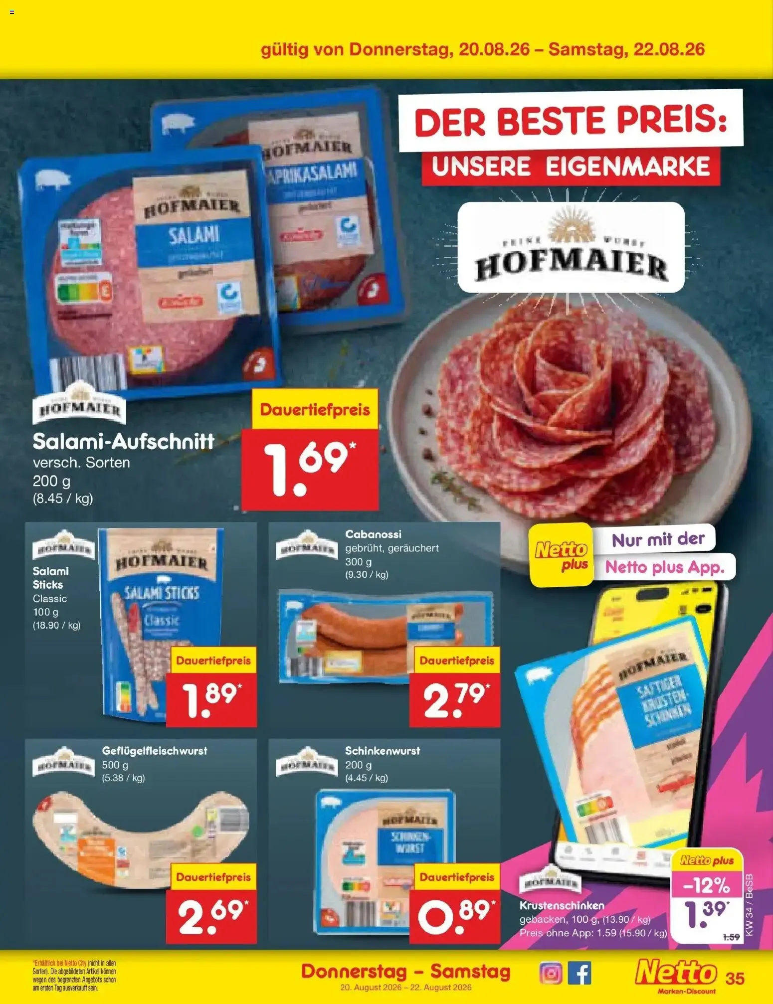 Netto Marken-Discount Prospekt Kremmen (ab 17.08.2026) » Angebote von 17. August bis 22. August 2026 - Prospekt seite 53