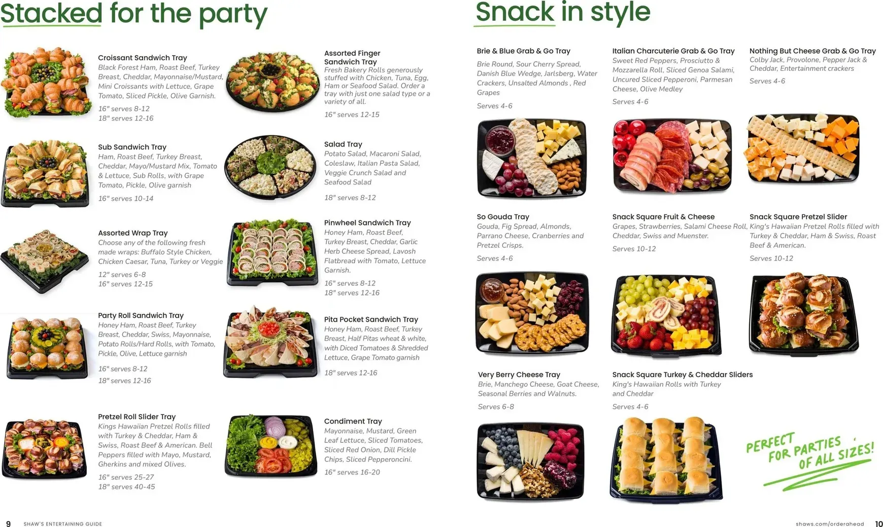 Weekly ad Current Shaw's - Entertaining Guide leaflet valid from Wednesday 04/01/2026 to Thursday 12/31/2026 from April 1 to December 31 2026 - Page 6
