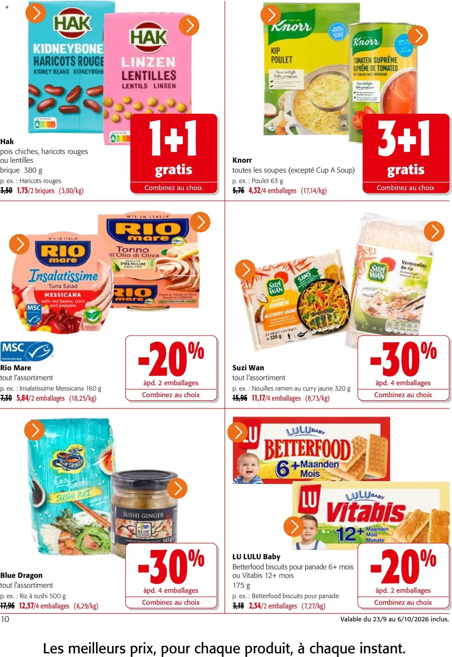 Colruyt catalogue à partir du 23/09/2026 - promo en ligne du 23 septembre au 6 octobre 2026 - Catalogue page 10