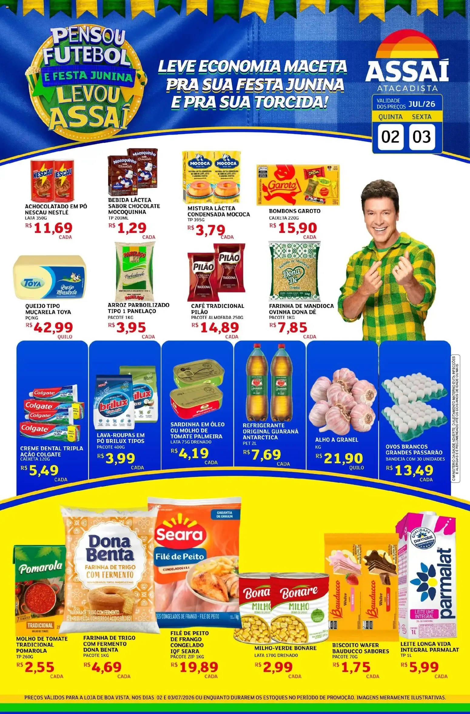 Encarte de Assaí Atacadista ofertas - RR de 02/07/2026 | Promoções Online 2 de julho até 3 de julho 2026 - Pagina 1