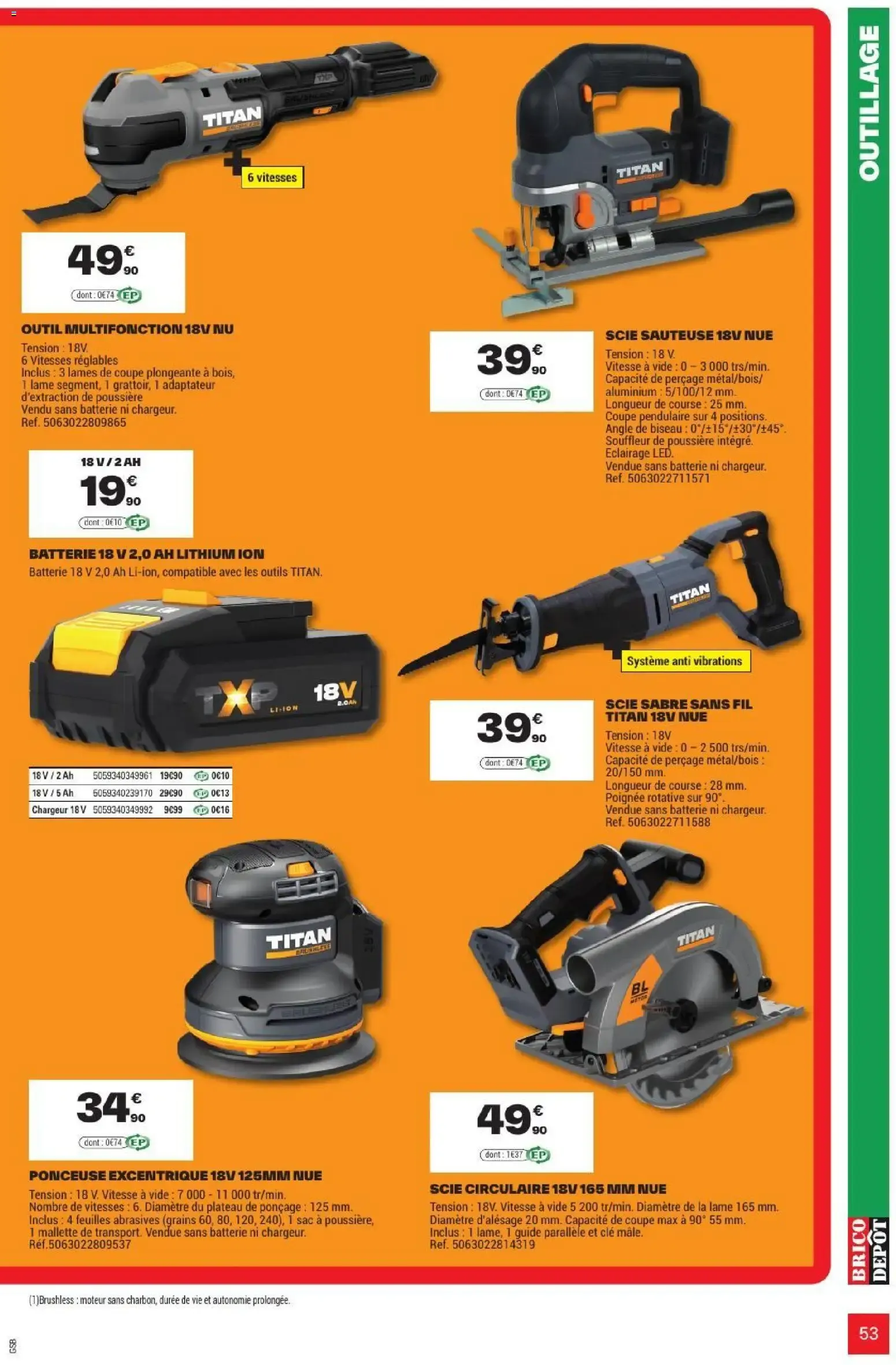 L'OFFICIEL DU BRICOLAGE - Automne du 17 septembre au 1 octobre 2026 - Catalogue page 53