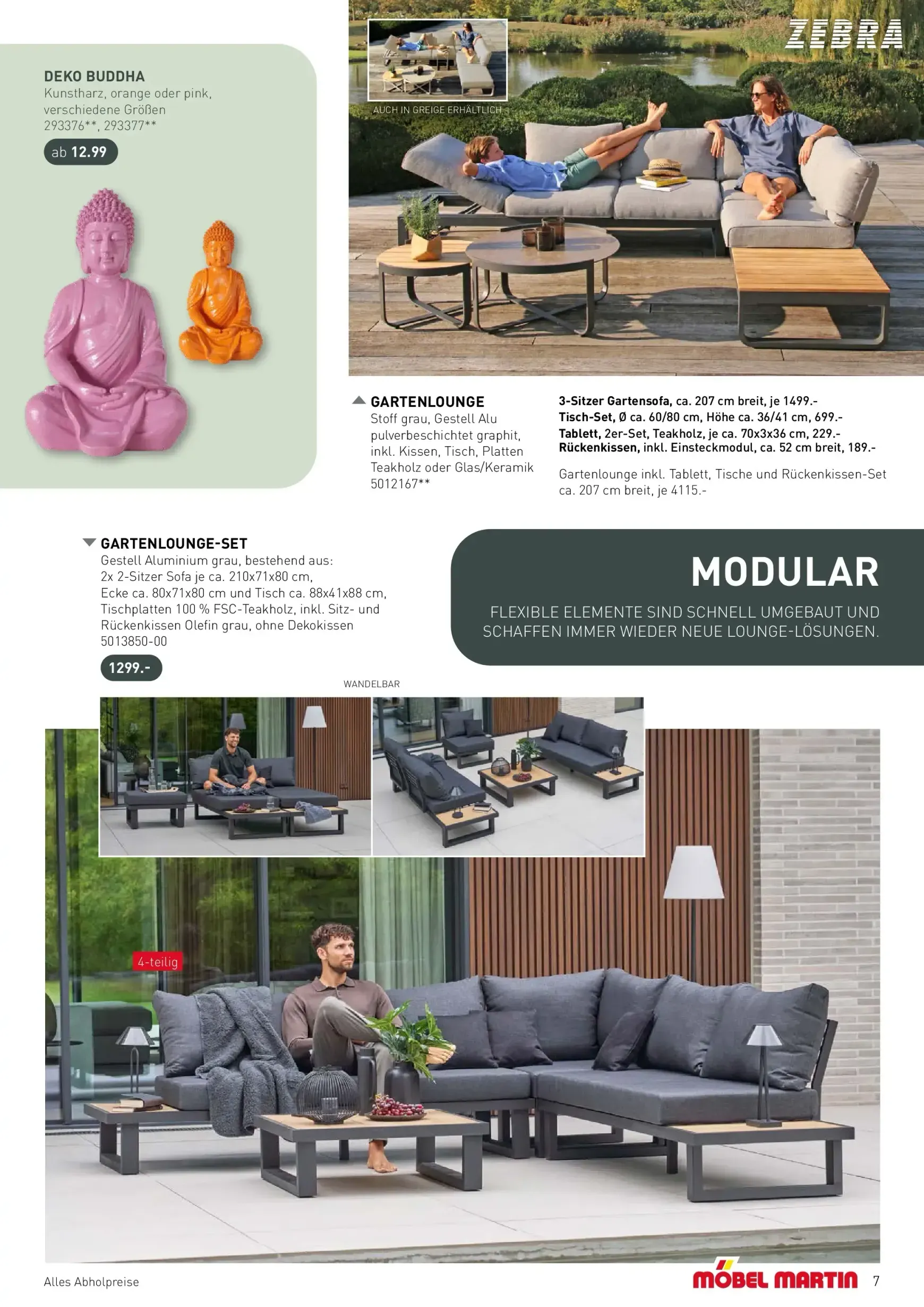 Möbel Martin - Moderne Outdoor-Möbel Prospekt – von Sonntag 01.03.2026 bis Montag 31.08.2026 von 2. März bis 31. August 2026 - Prospekt seite 7