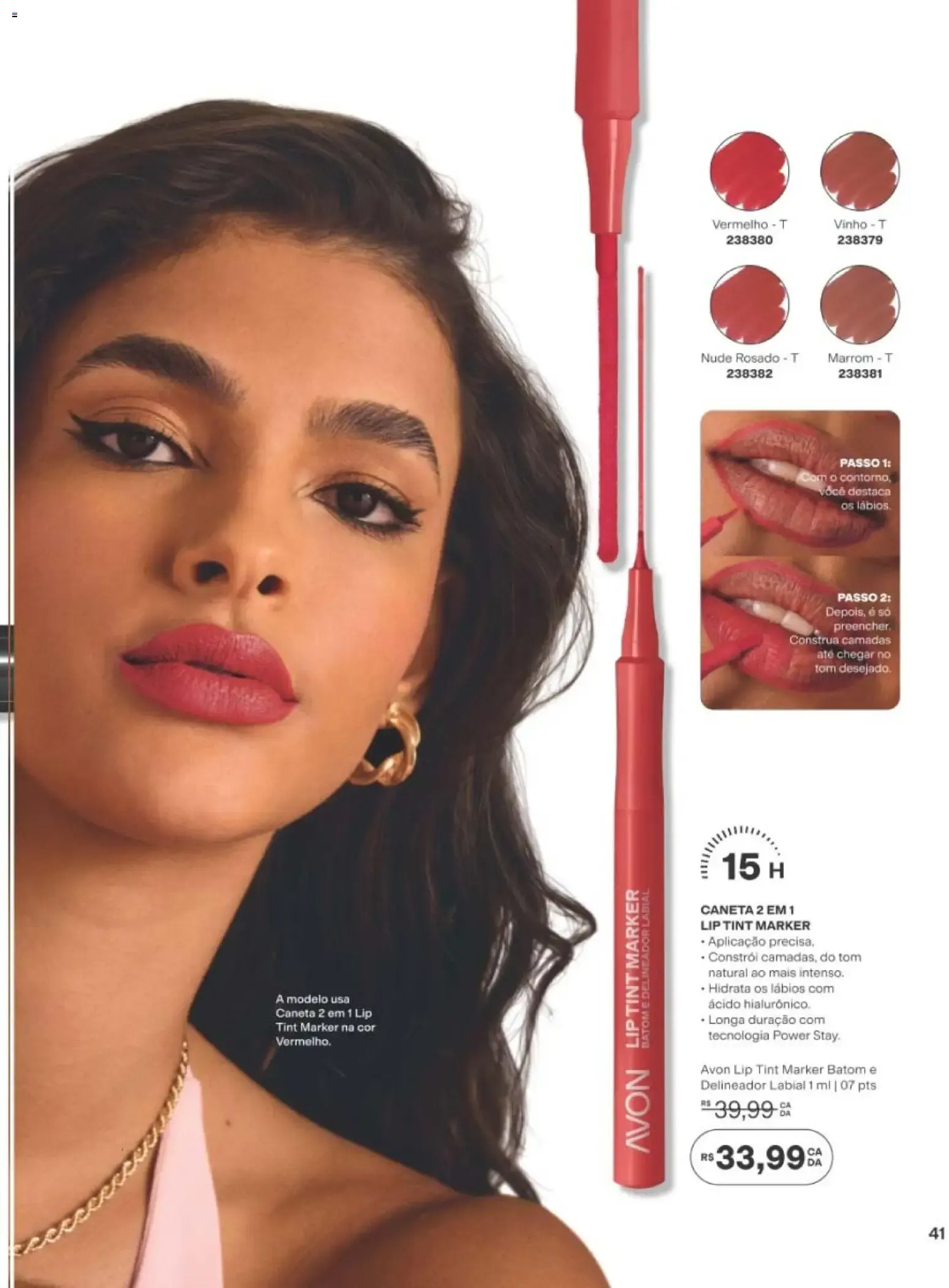 Encarte de Revista Avon folheto - Campanha 13 de 10/08/2026 | Promoção Online 10 de agosto até 31 de agosto 2026 - Pagina 41
