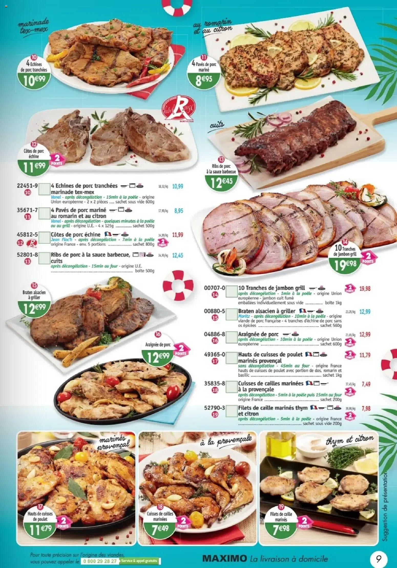 Maximo: Le Surgelé à Domicile du 24 août au 27 septembre 2026 - Catalogue page 9