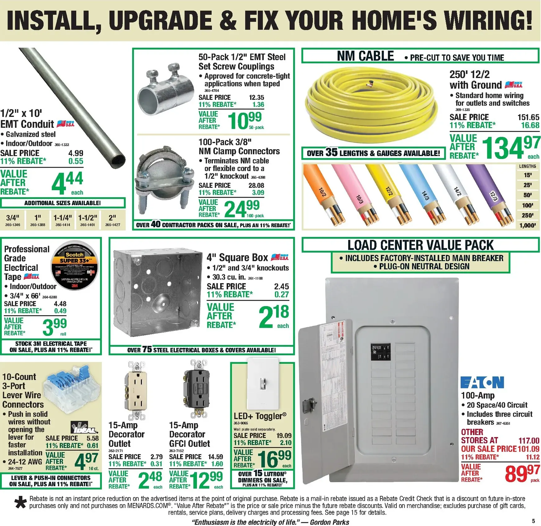 Weekly ad Current Menards - 11% Rebate Sale leaflet valid from Thursday 06/11/2026 to Sunday 06/21/2026 from June 11 to June 21 2026 - Page 5