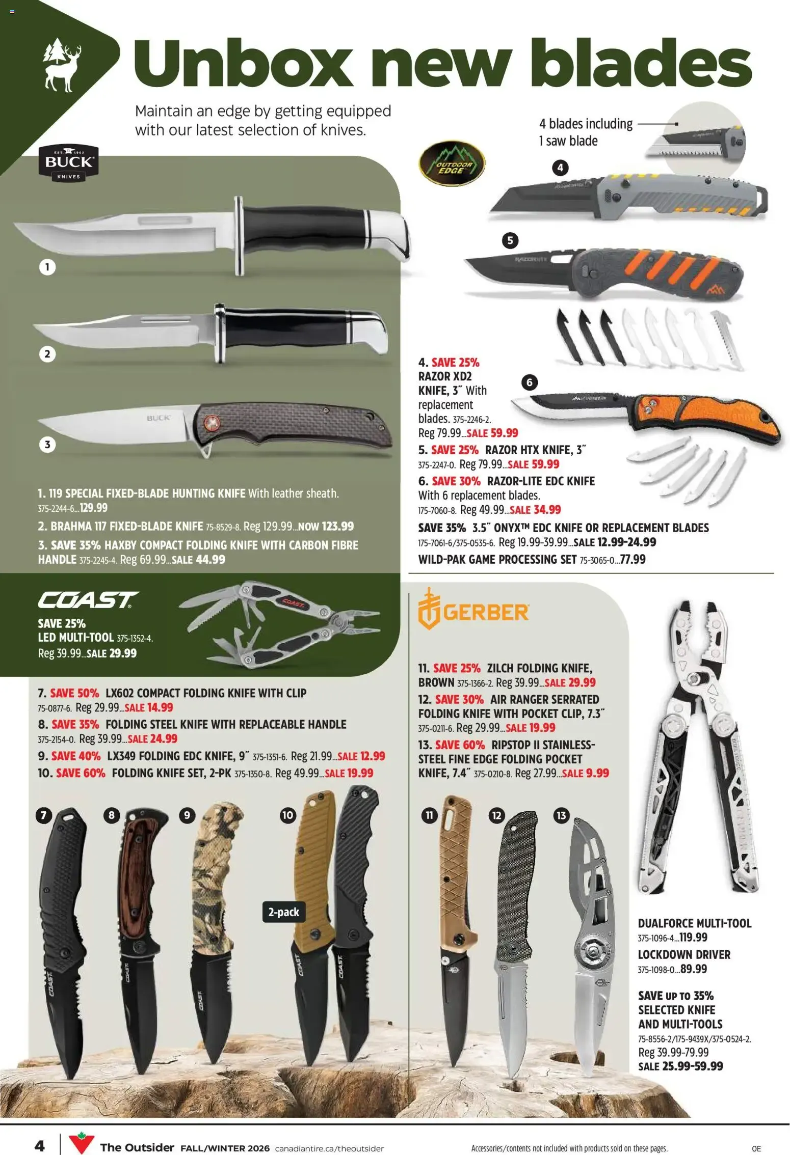 The Outsider - Your Fall Outdoor Guide (Canadian Tire) from August 27 to September 16 2026 - flyer page 4