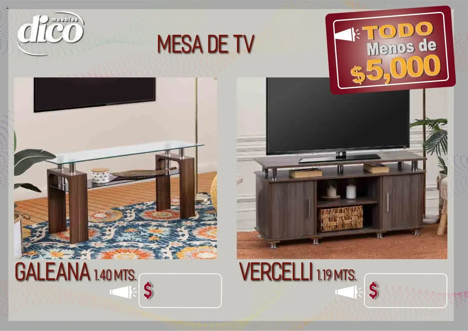 Catálogo de Muebles Dico - Todo Menos de $5,000 9 de abril al 31 de diciembre 2026 - Pagina 49