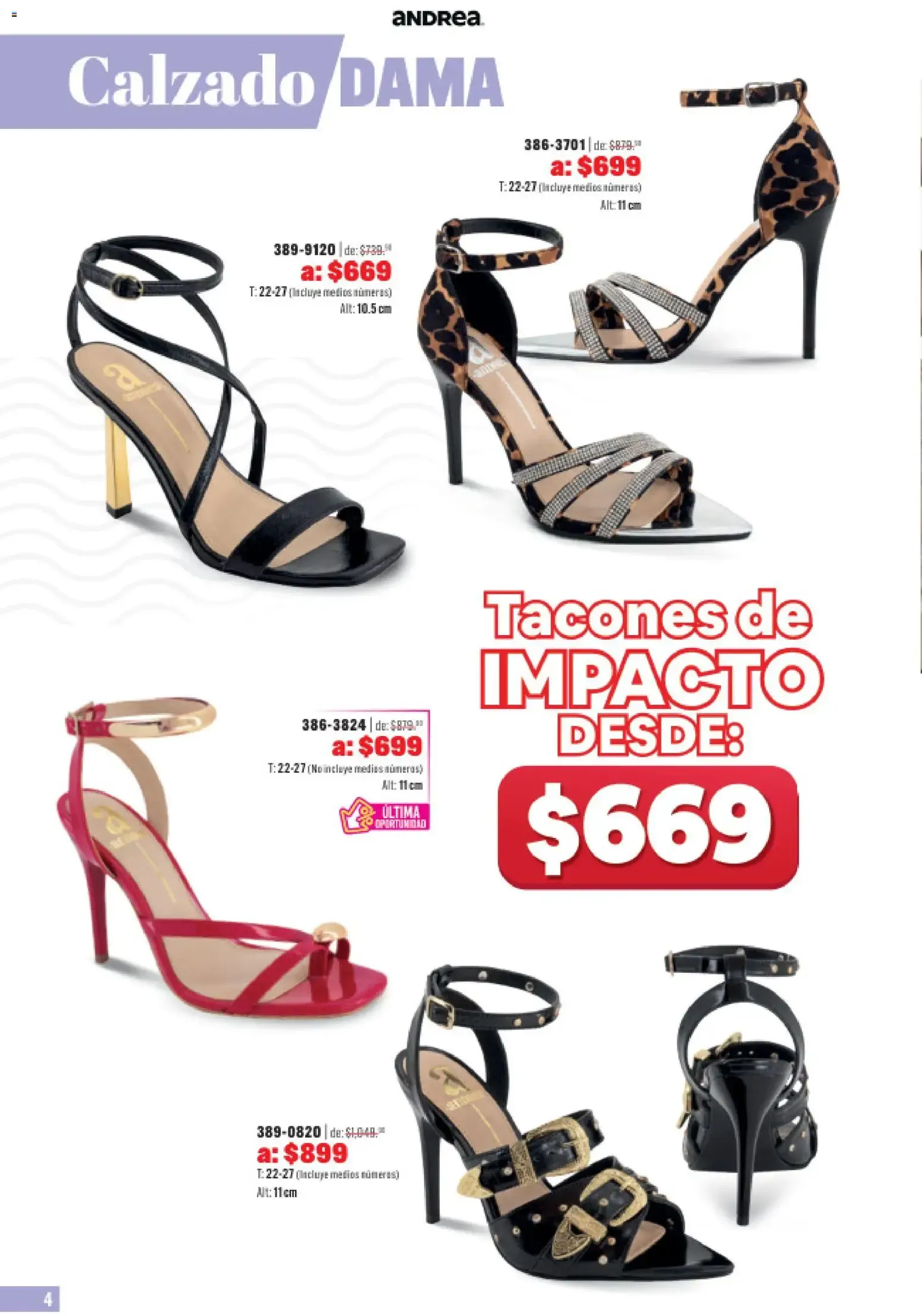 Catálogo de Andrea + Outlet Liquidación Primavera 31 de mayo al 25 de julio 2026 - Pagina 4