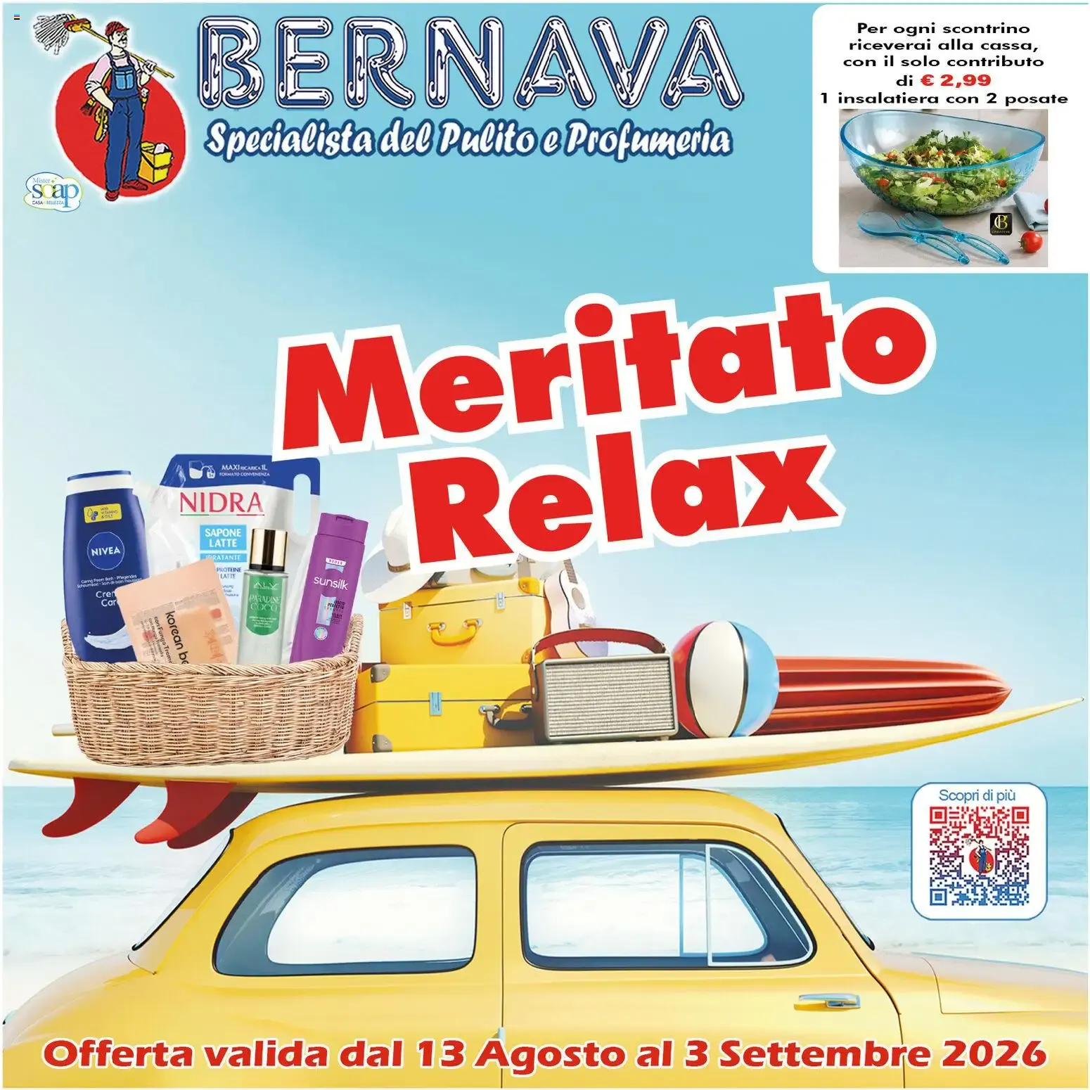 Bernava: Meritato Relax da 13 agosto a 3 settembre di 2026 - Pagina del volantino 1