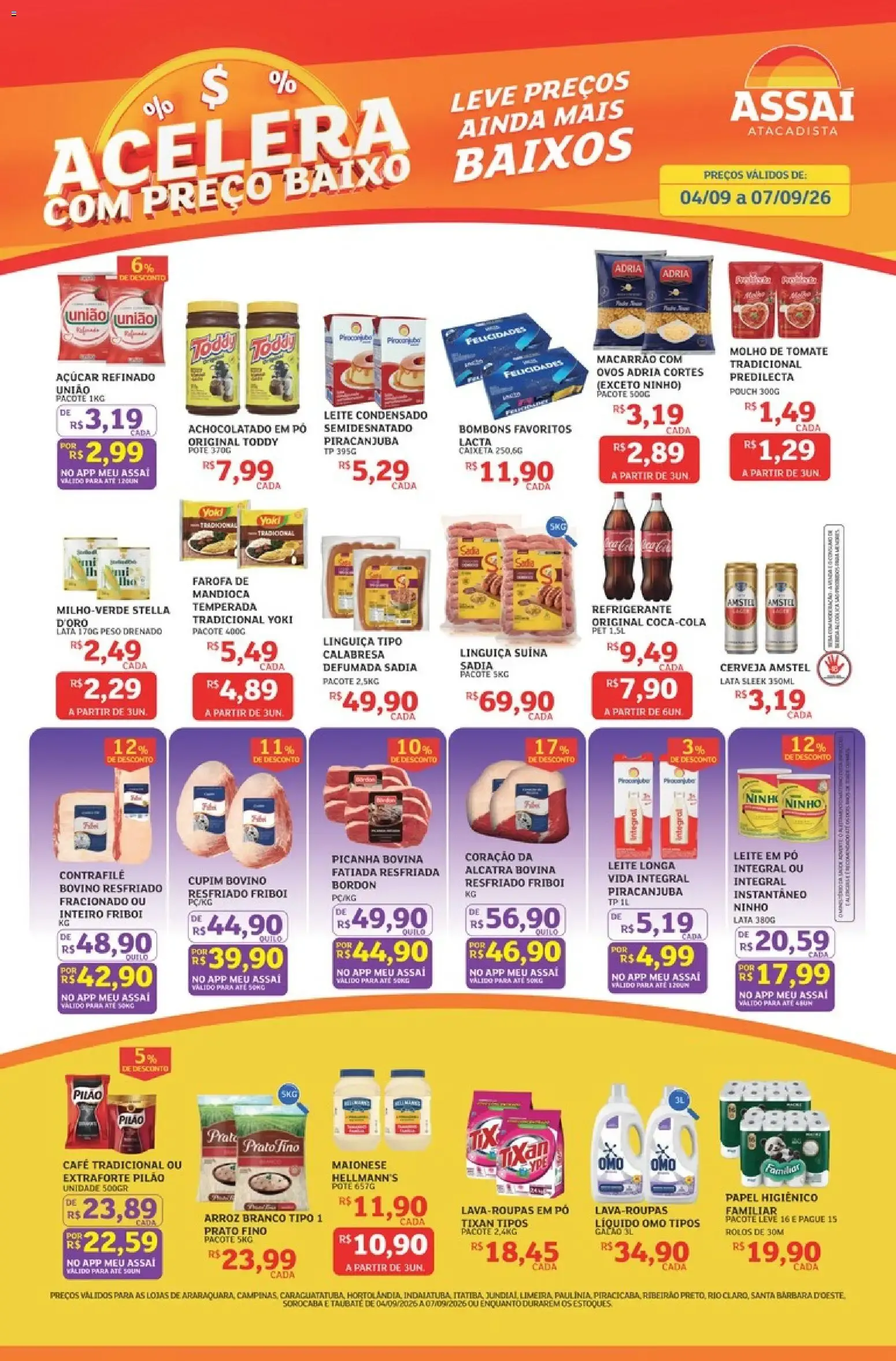 Encarte de Assaí Atacadista ofertas - SP de 04/09/2026 | Promoções Online 4 de setembro até 7 de setembro 2026 - Pagina 1